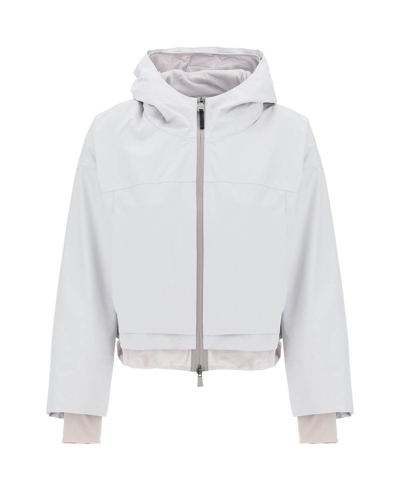 Herno Zip-up Hooded Jacket - CHANTILLY (Grey)