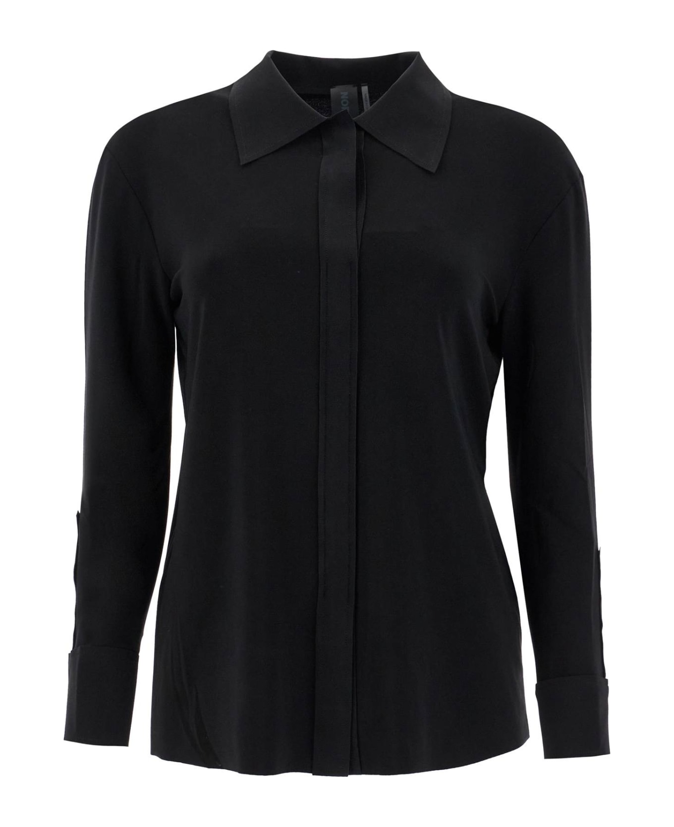 Norma Kamali Nk Fluid Lycra Blouse For - BLACK (Black)