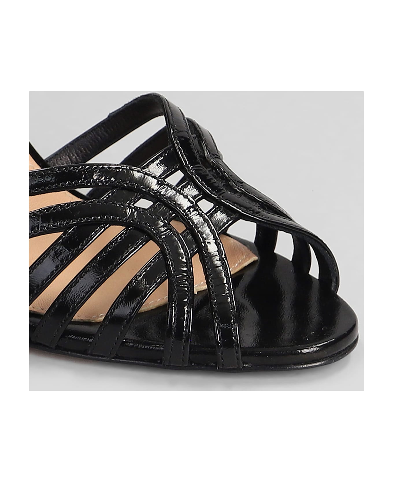 The Seller Sandals In Black Leather - black