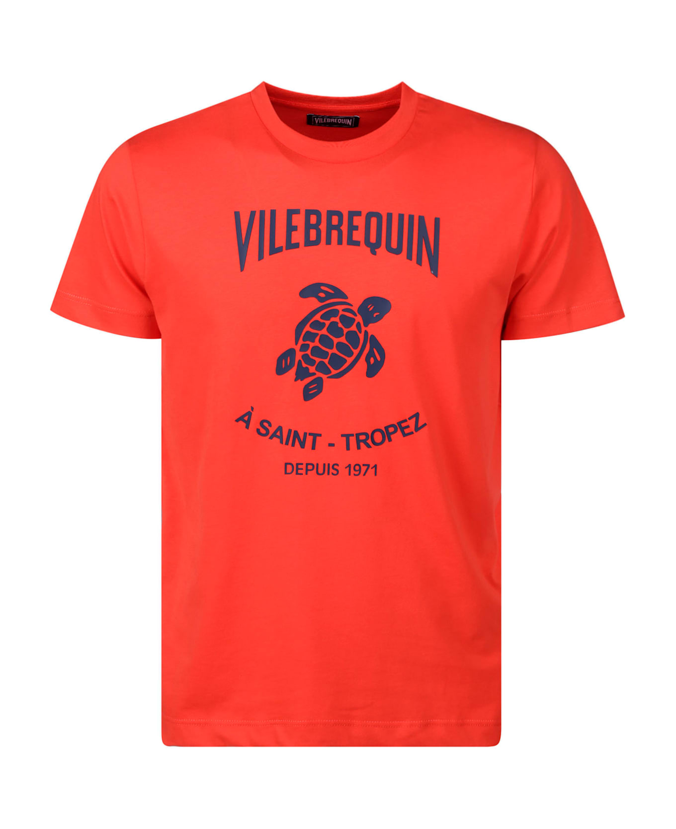 Vilebrequin T-shirt Washed - Rosso Brillante