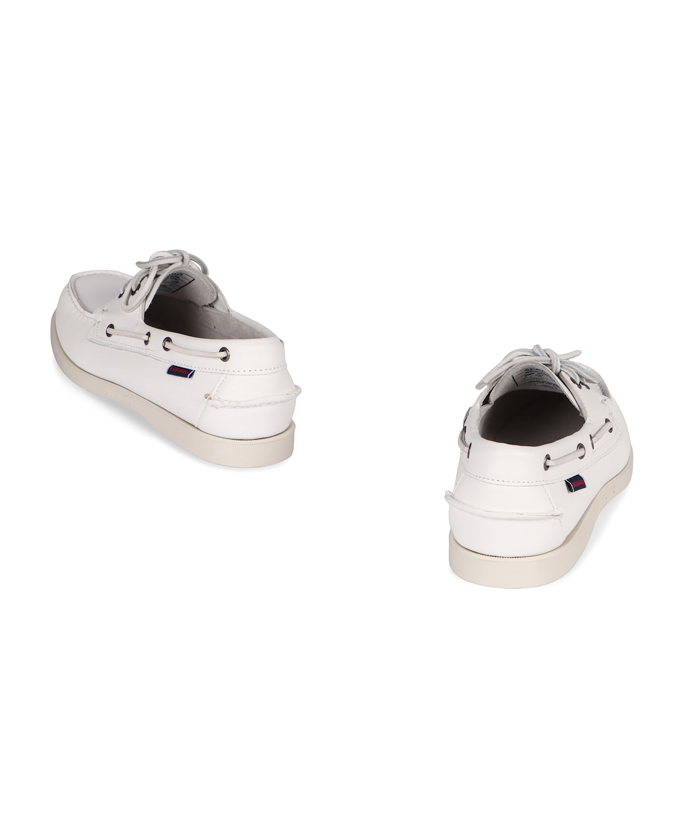 Sebago Portland Leather Boat Shoes - White