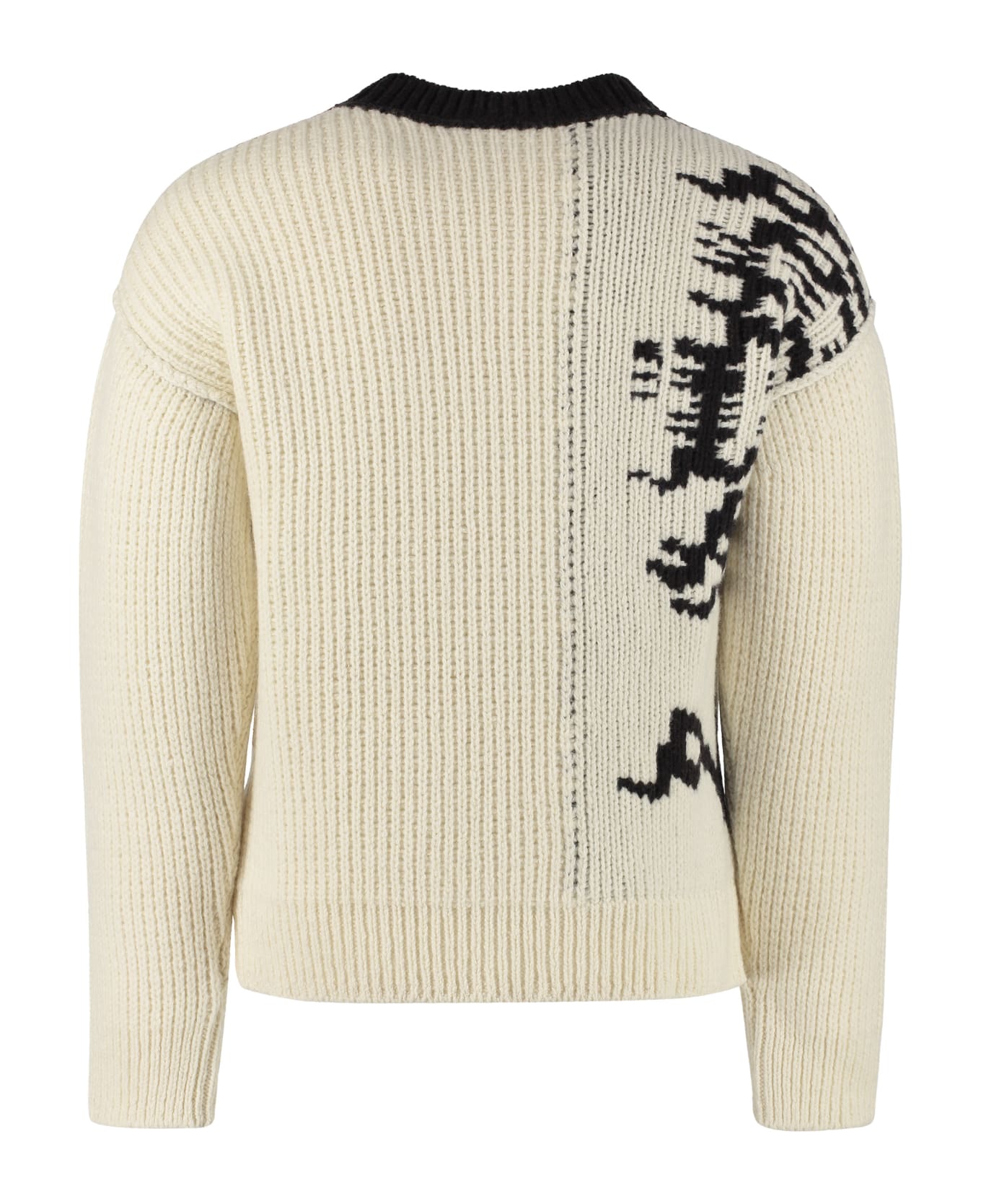 Bottega Veneta Crew-neck Wool Sweater - IVORY ニットウェア