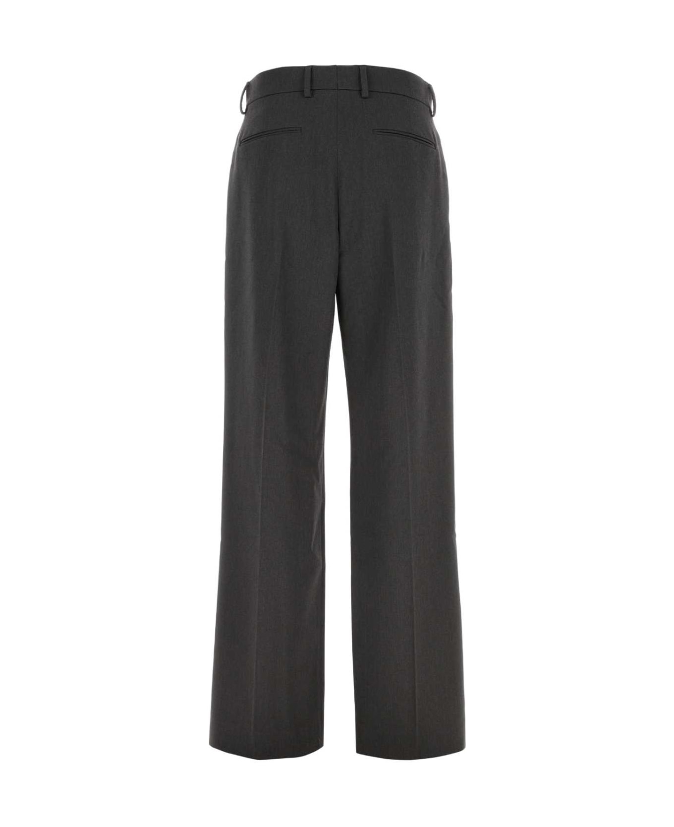 Valentino Garavani Charcola Wool Pant - ANTRACITE