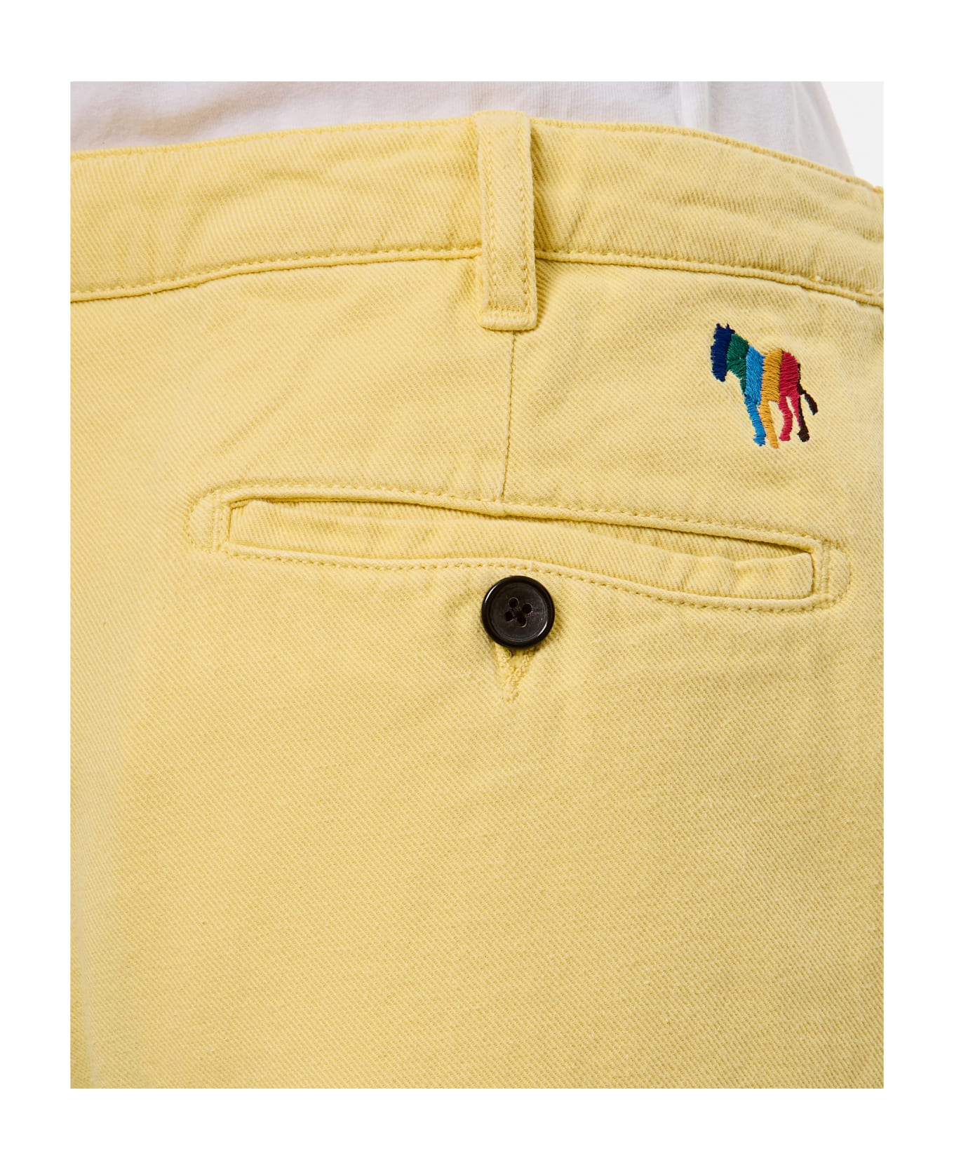 Paul Smith Cotton Shorts - Yellow