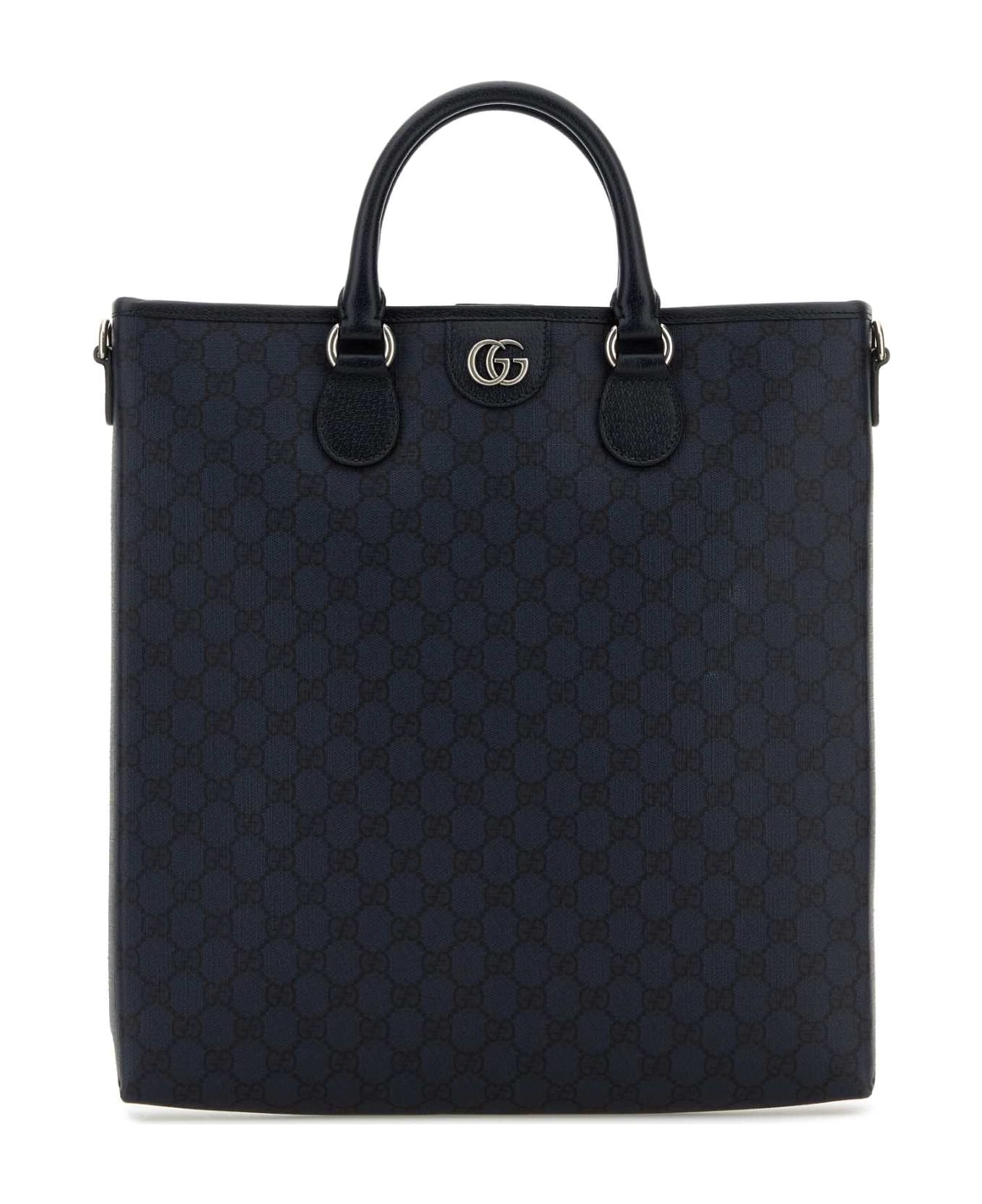Gucci Gg Supreme Fabric Ophidia Shopping Bag - BLUEDKBLUBLUEBLU