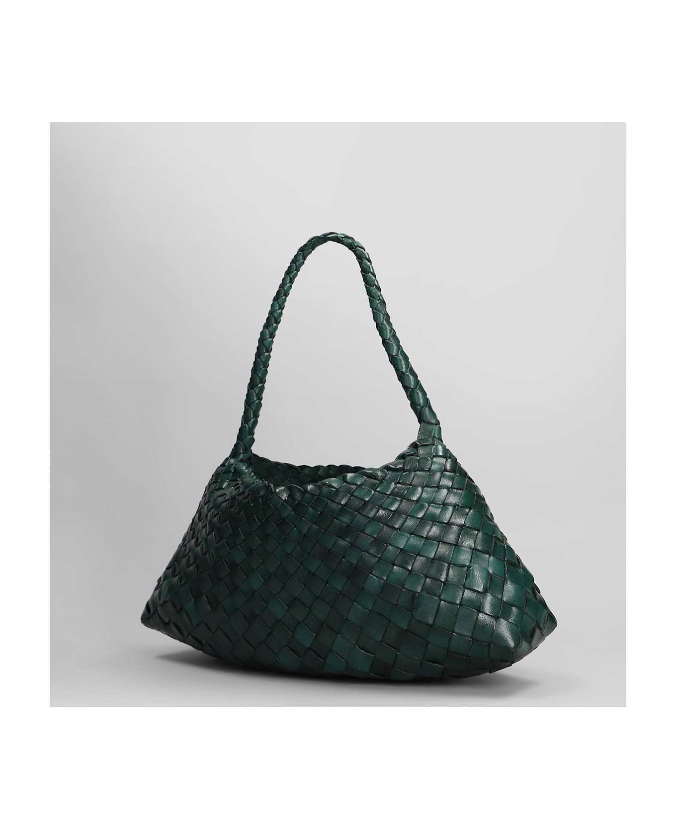 Dragon Diffusion Rosanna Mini Hand Bag In Green Leather - green