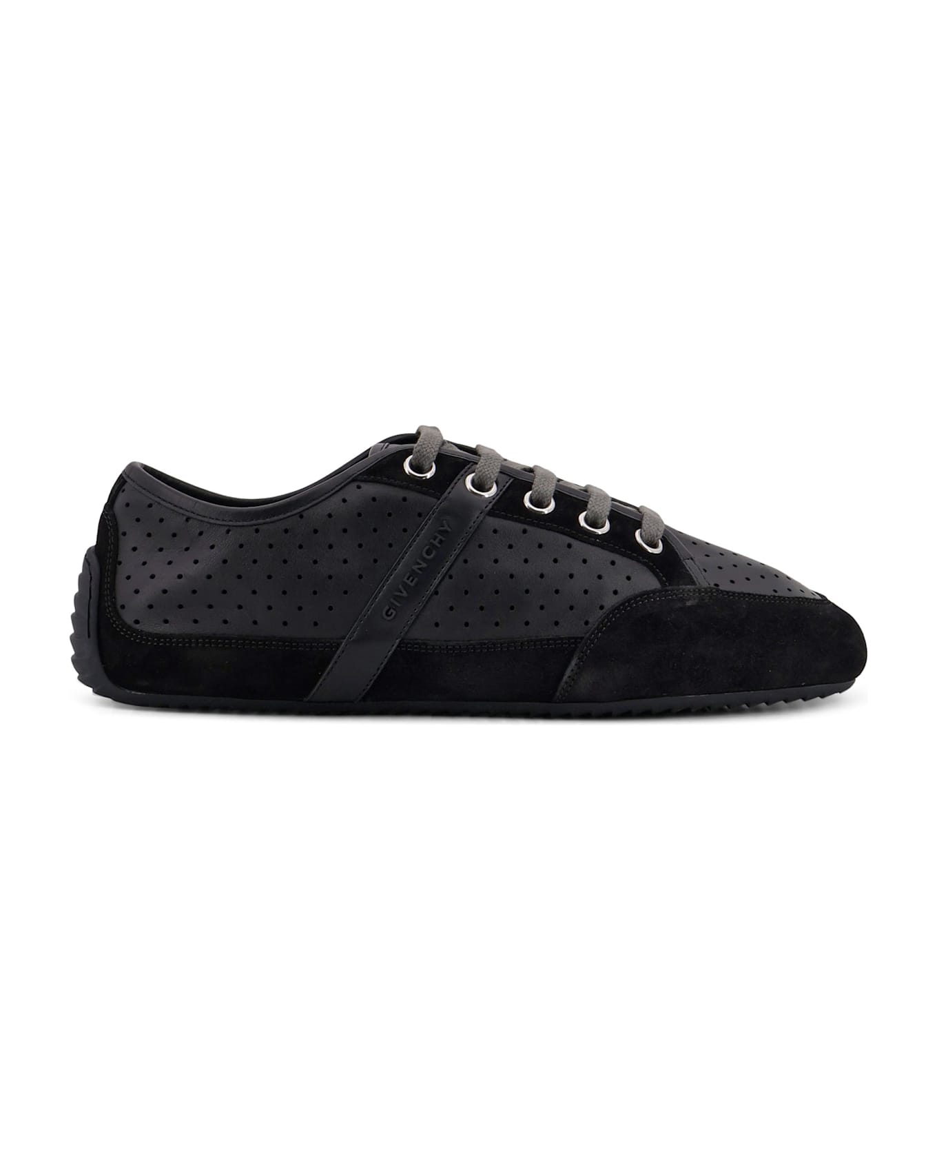 Givenchy Baskets Low-top Leather And Suede Sneakers - Black