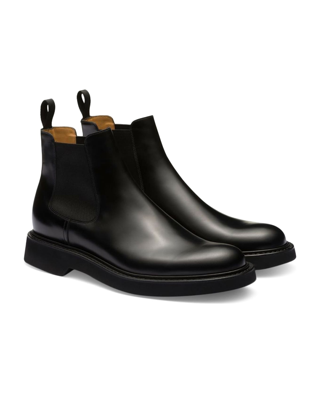 Church's Leicester Semi-gloss Calfskin Boot - Black