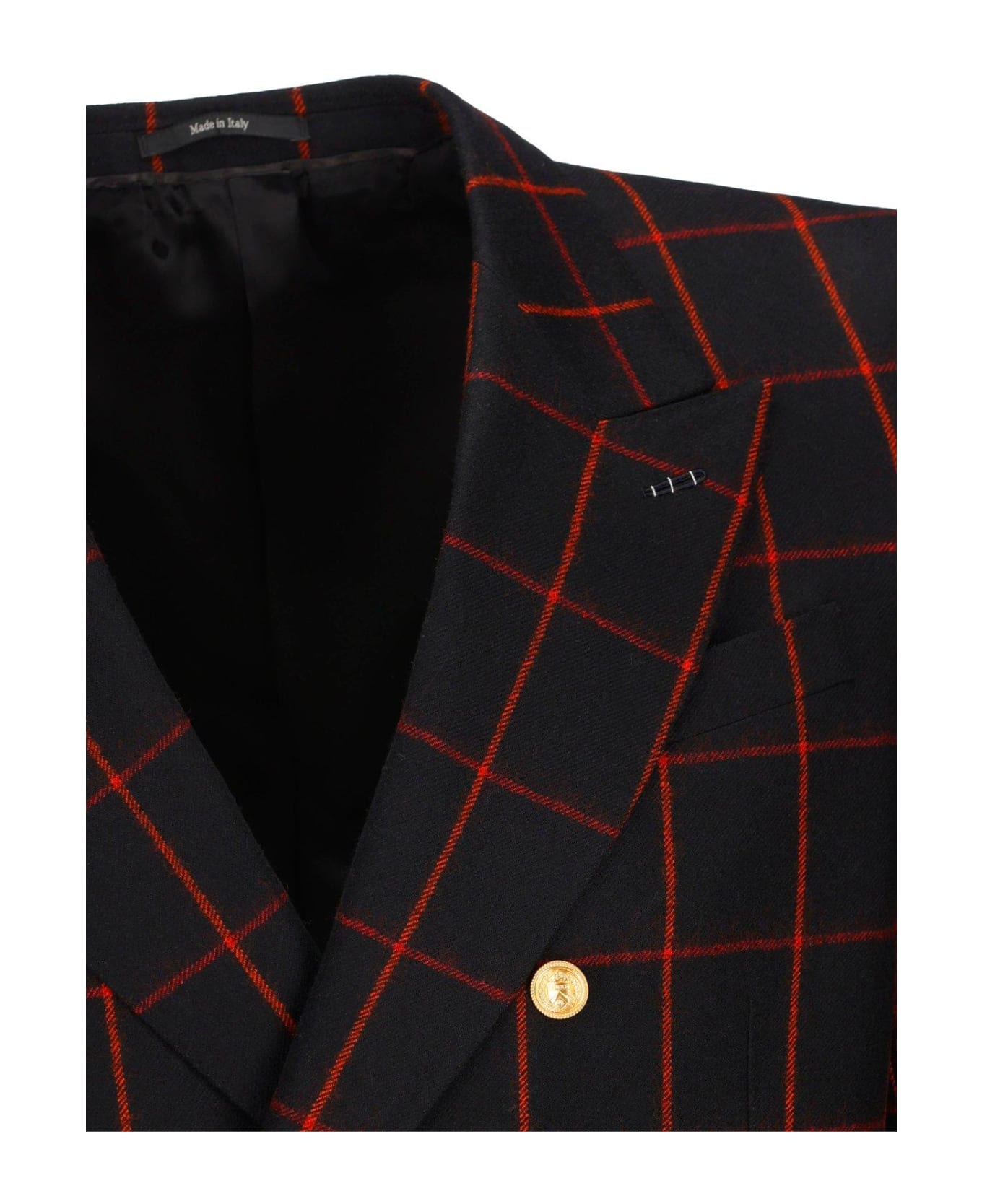 Gucci Checked Double Breasted Jacket