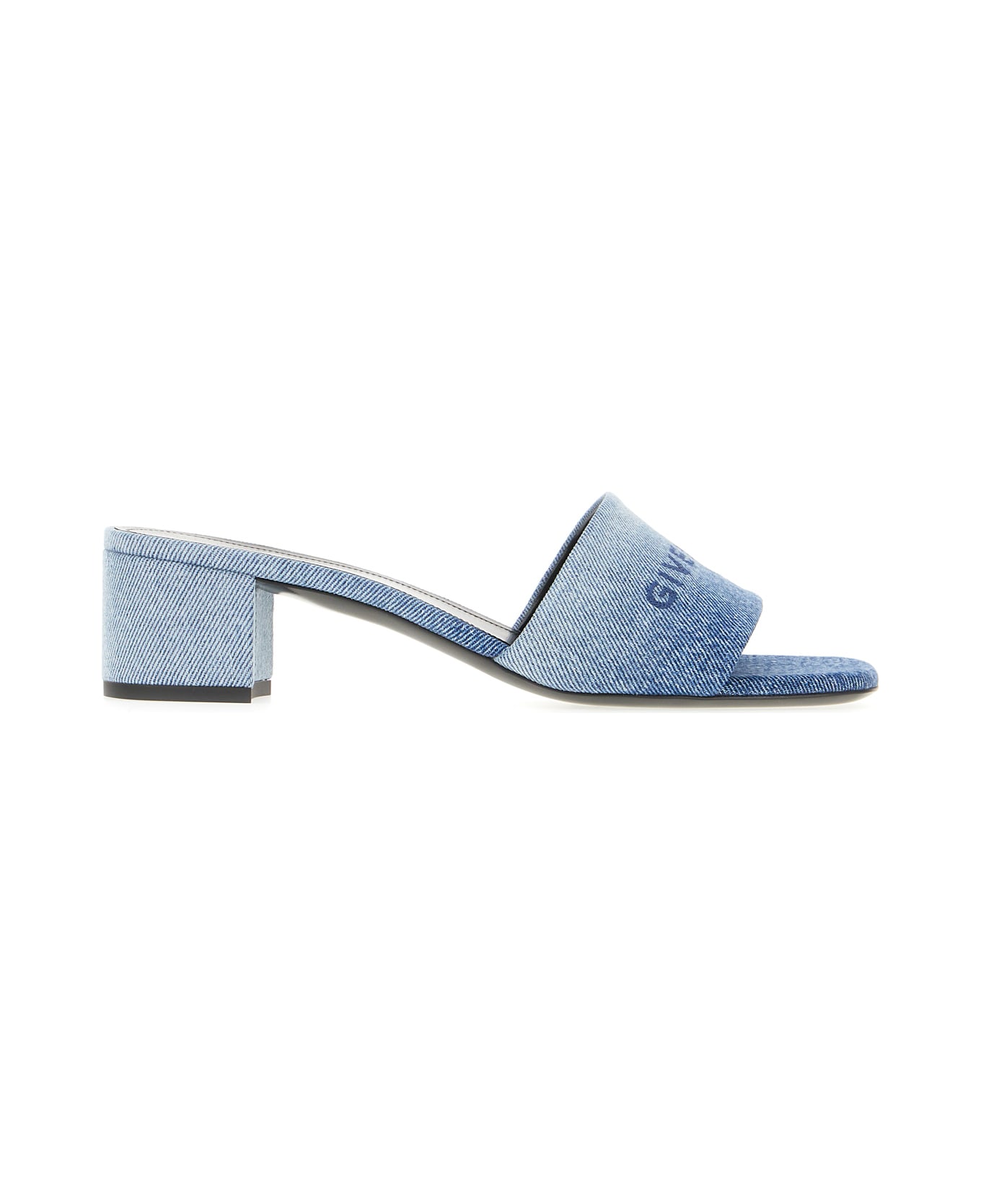 Givenchy Denim Mules - MEDIUM BLUE