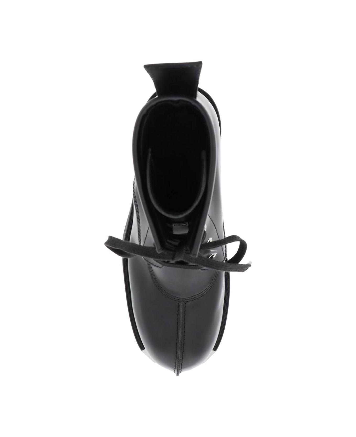 MM6 Maison Margiela Lace-up Ankle Boots - BLACK (Black) name:458