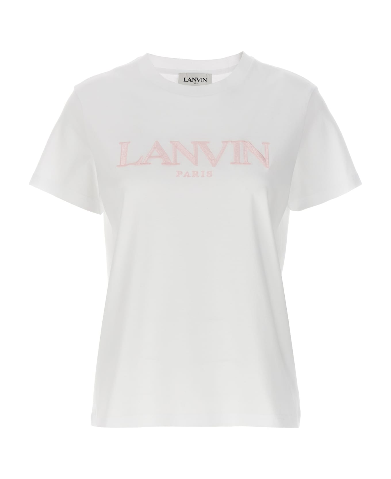 Lanvin Logo Embroidery T-shirt - White