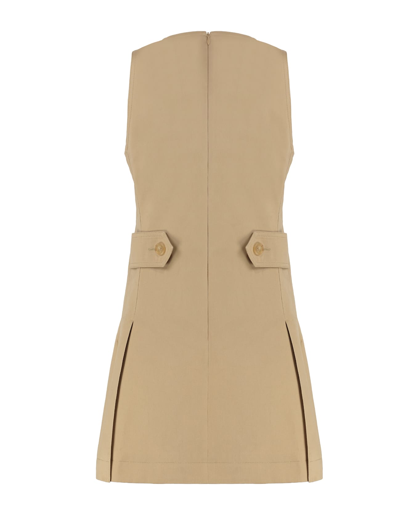 Chloé Cotton Satin Dress - brown