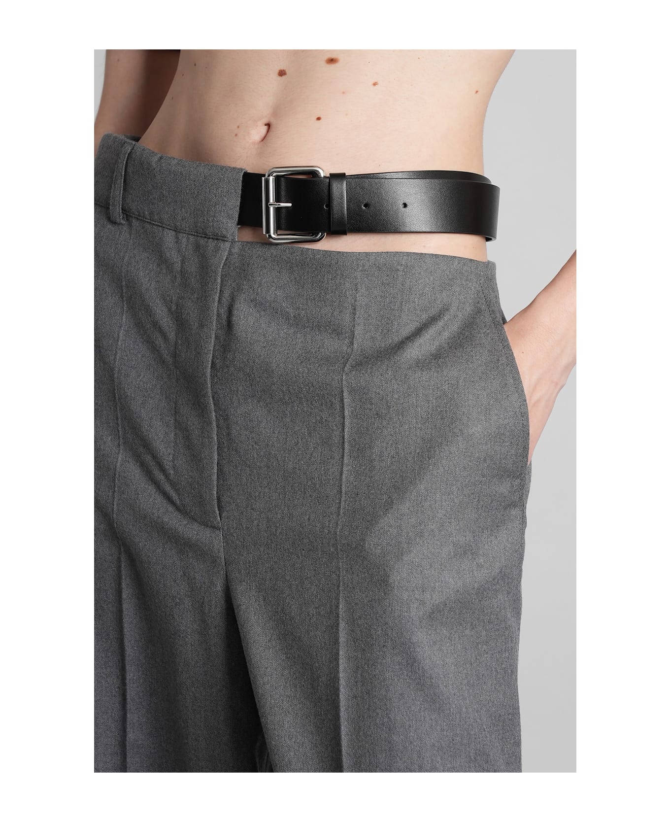 Stella McCartney Pants In Grey Polyester - grey