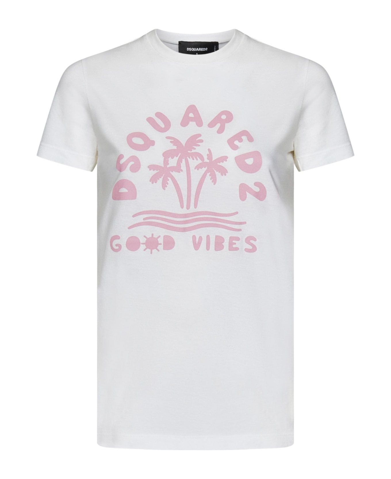 Dsquared2 Good Vibes Mini Fit T-shirt - White