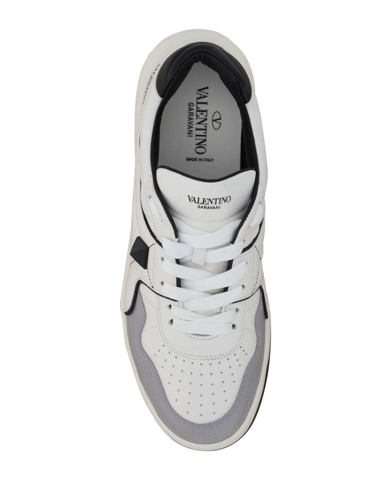 Valentino Garavani One Stud Sneakers - Bianco-nero/pastel Grey/nero/bianco スニーカー