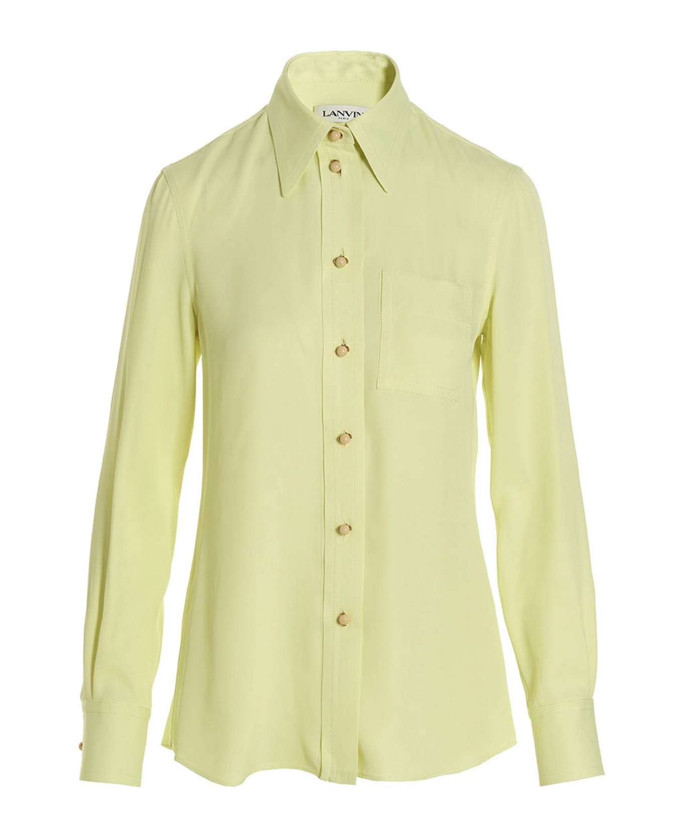 Lanvin Satin Shirt - Yellow