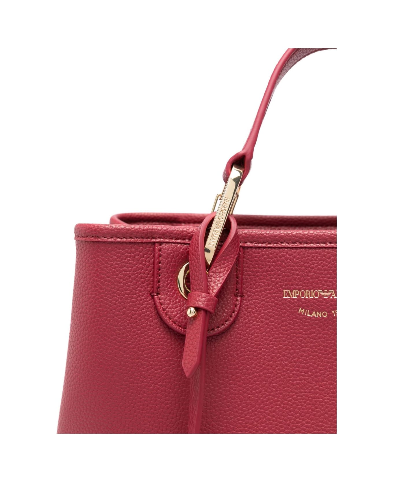 Emporio Armani Myea Small Shopping Bag - Bordeaux トートバッグ