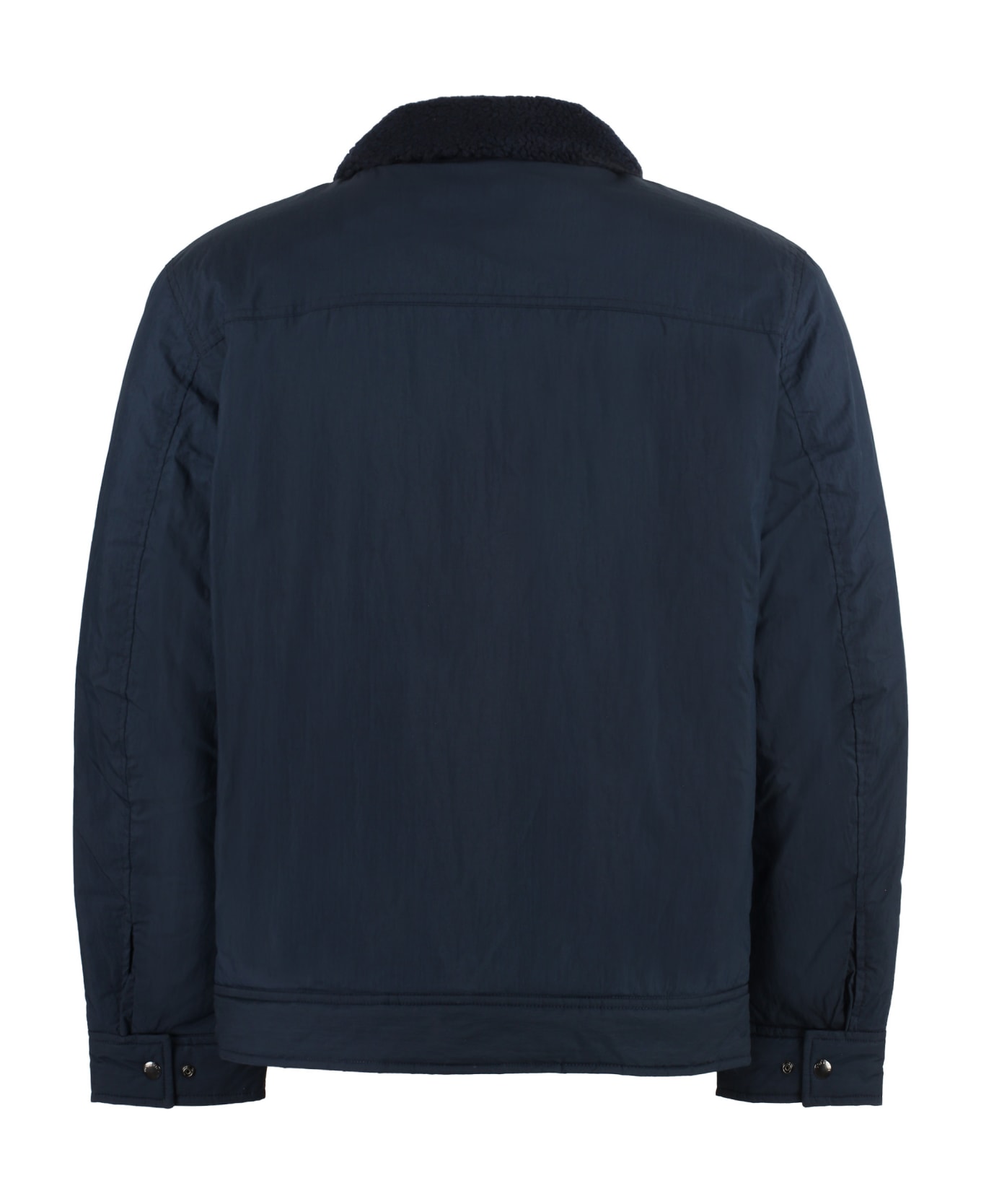 Woolrich Cotton Blend Jacket - blue レインコート