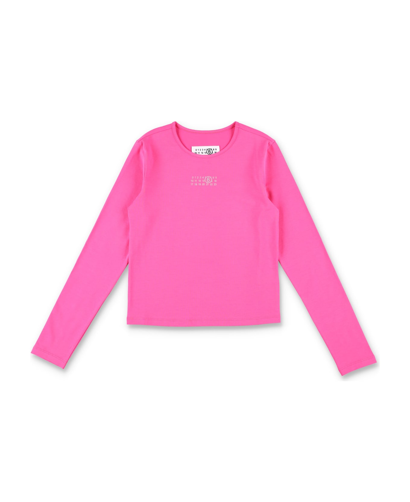 MM6 Maison Margiela Kid - Logo T-shirt - FUXIA