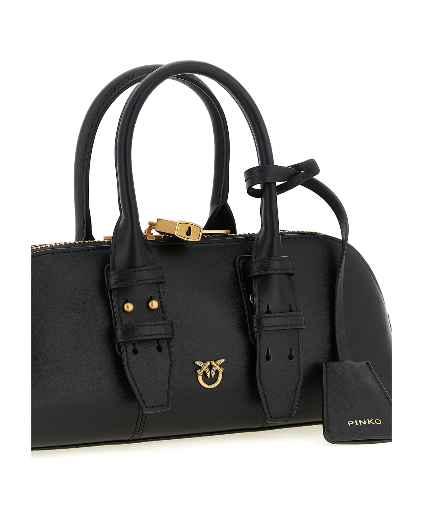 Pinko 'escape Baguette' Small Handbag - Black  