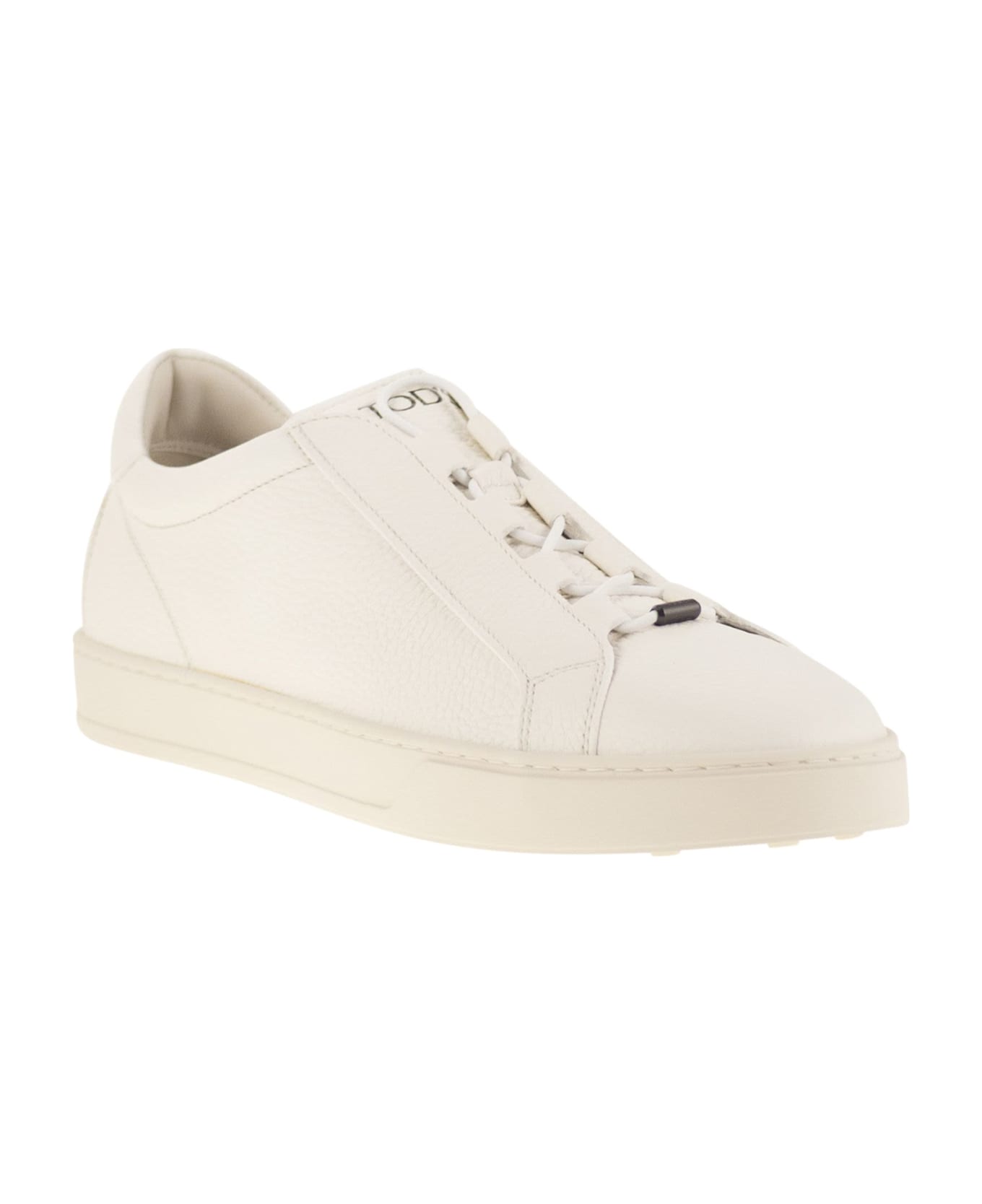 Tod
s Leather Trainers - WHITE