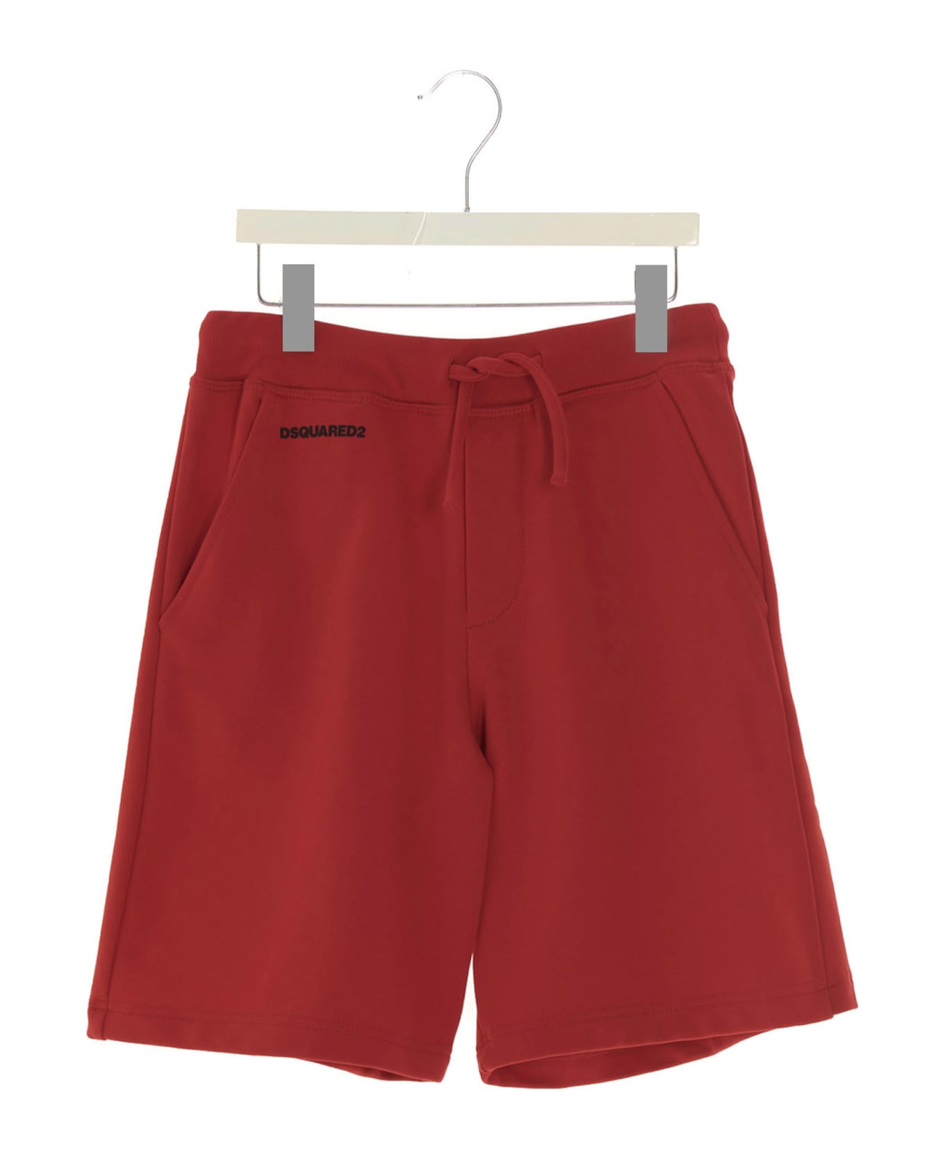 Dsquared2 Logo Bermuda Shorts - Red