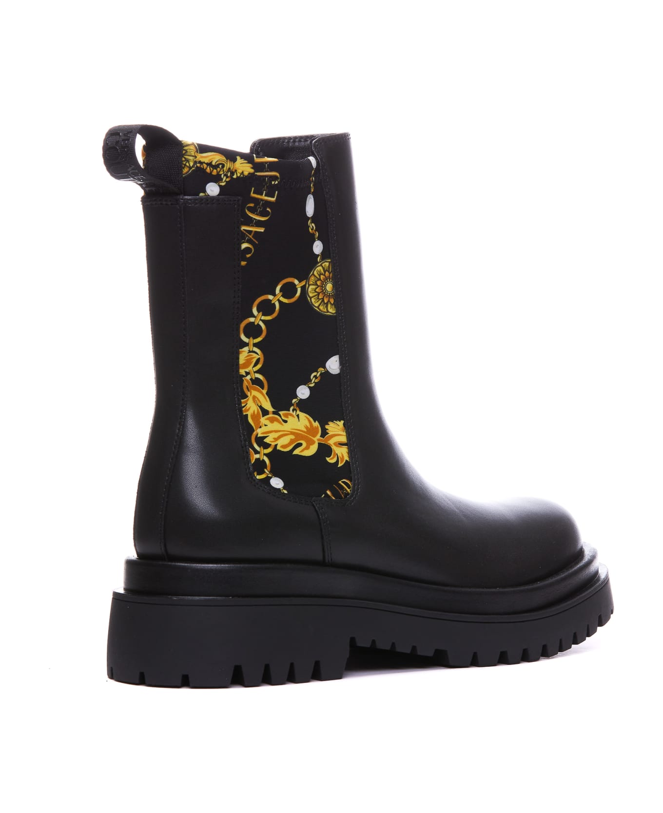 Versace Jeans Couture Combat Boots - Black