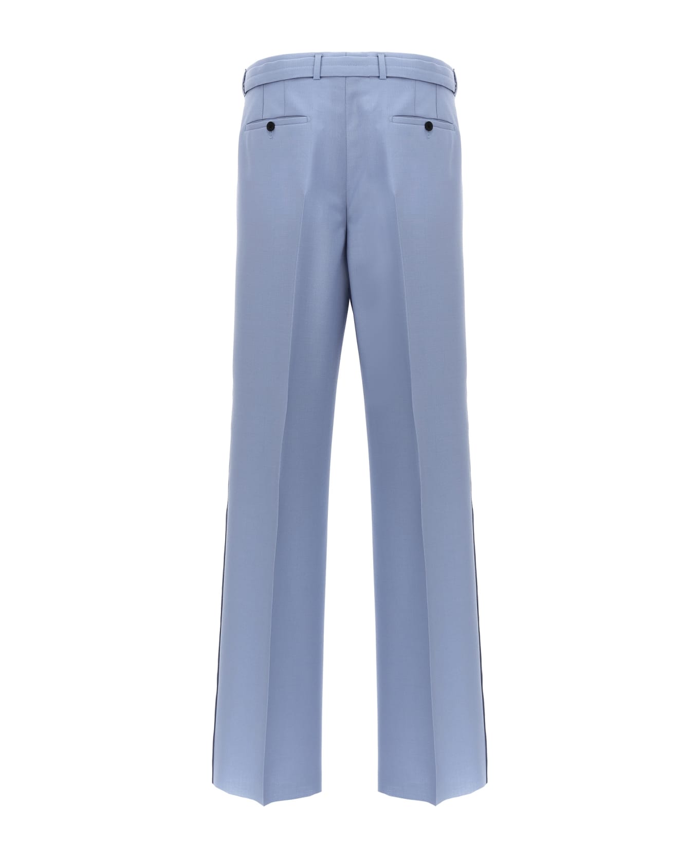 Lanvin Front Pleat Pants - Light Blue ボトムス