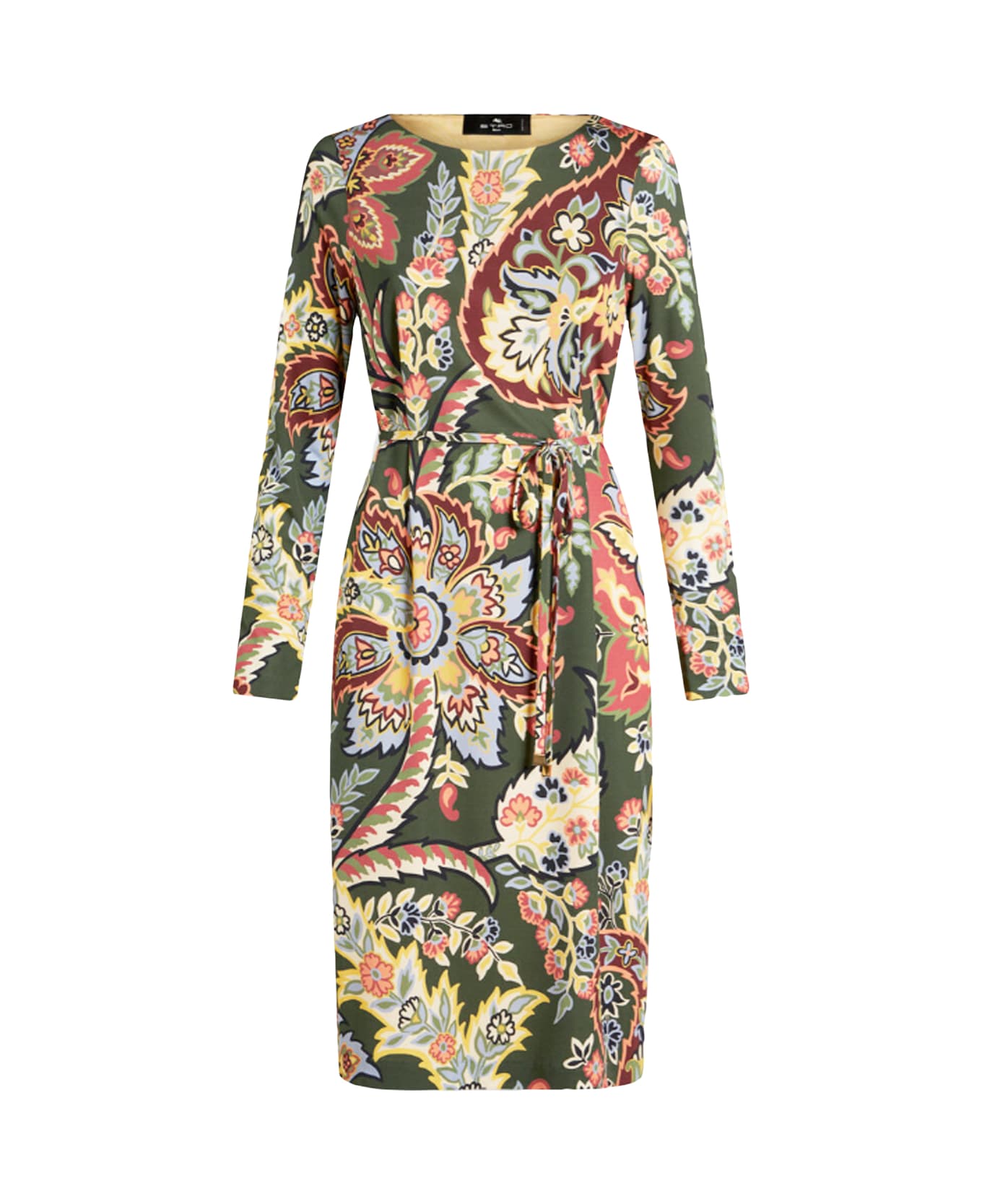 Etro Jersey Midi Tunic Dress - Green