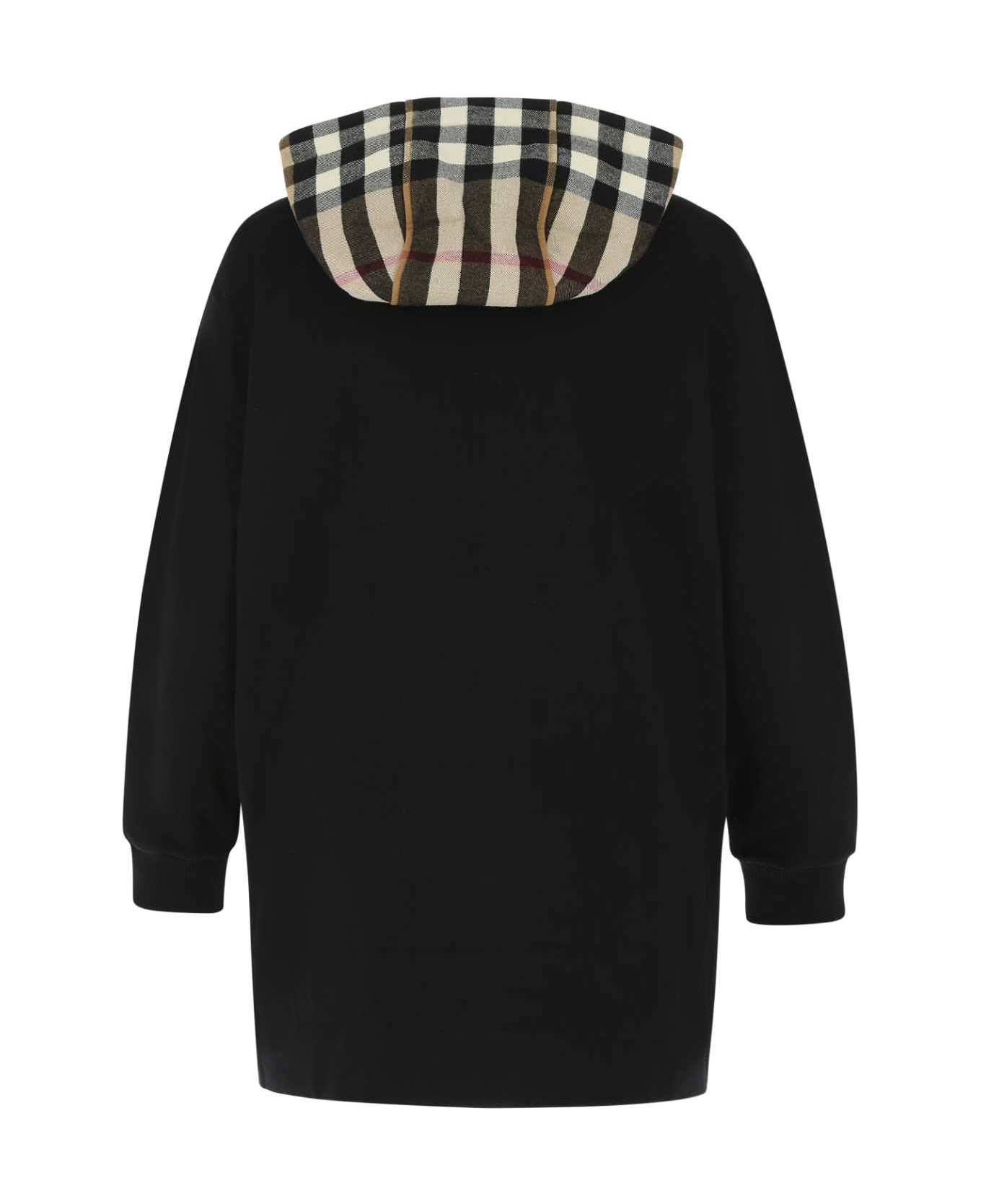 Burberry Black Cotton Sweatshirt - A1189