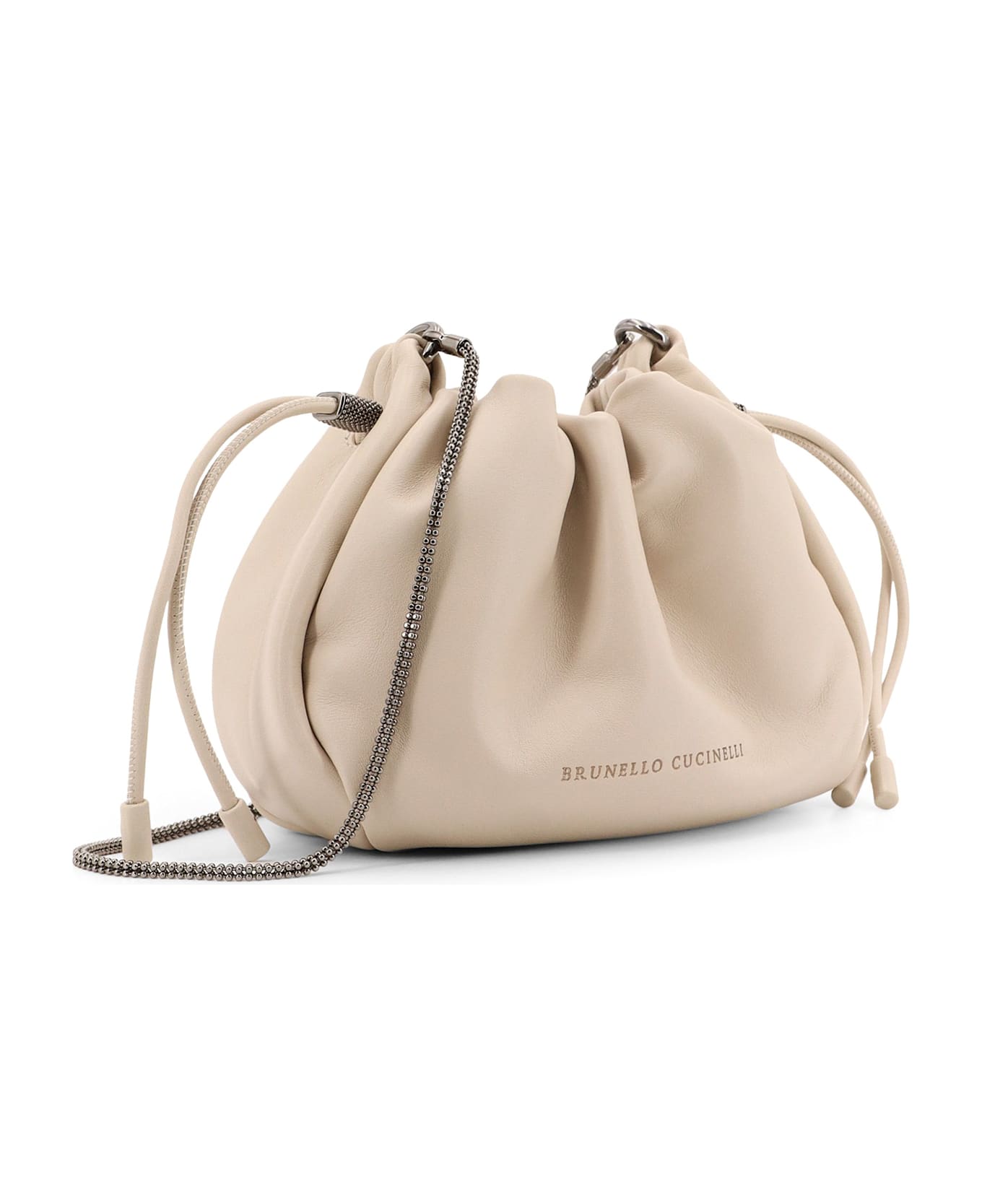 【関税＆送料込み】Brunello Cucinelli Bucket Mellow Leather Brunello Cucinelli Mellow Bucket Bag | Brown | FARFETCH