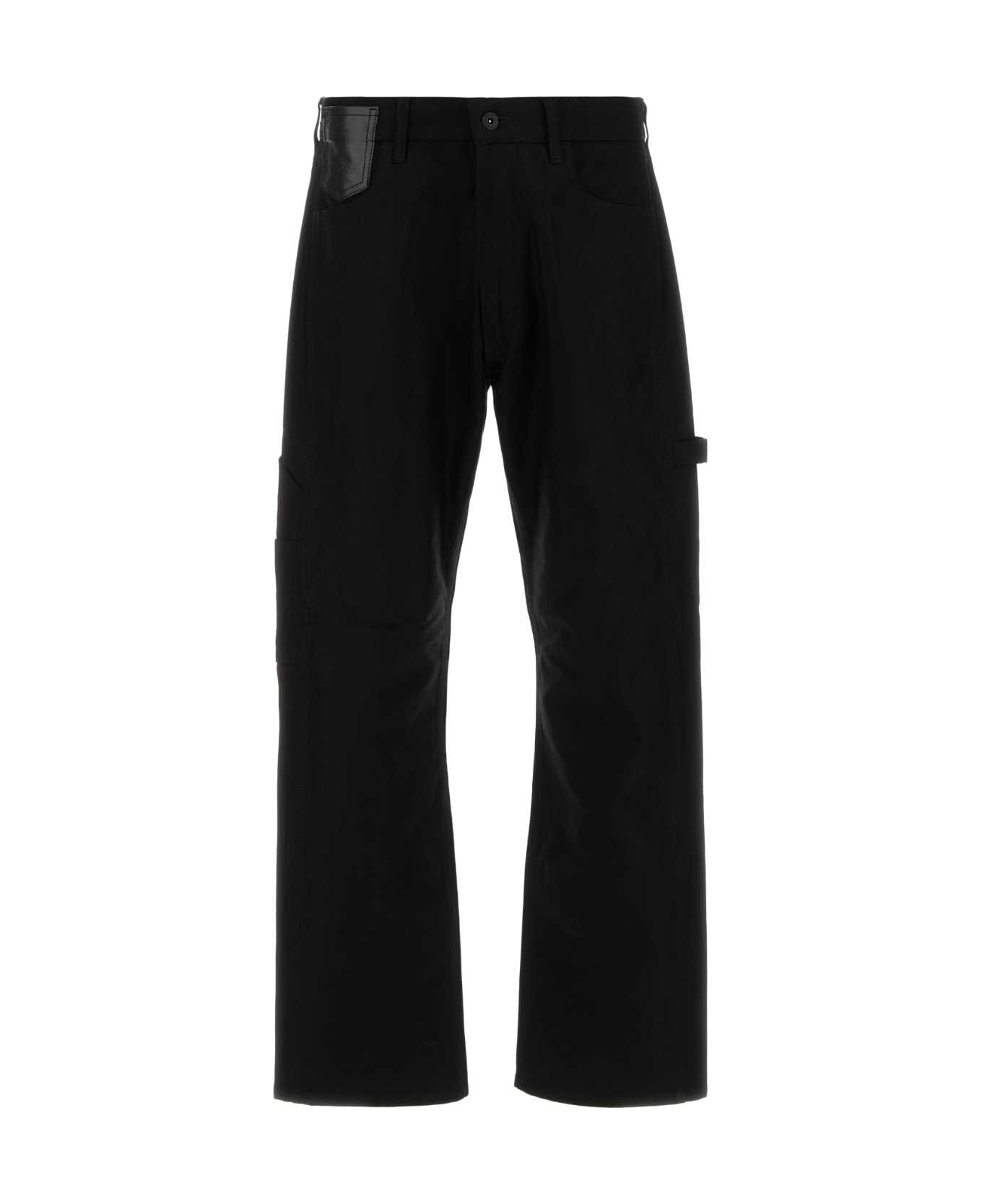 Junya Watanabe Black Cotton Pant - BLACKXBLACK