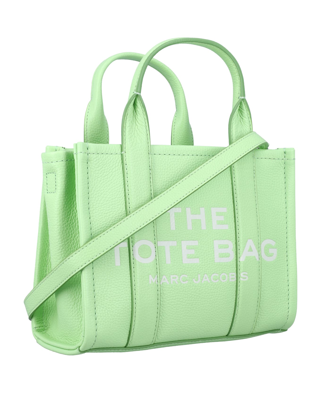 Marc Jacobs The Small Tote Bag Leather - PAPERMINT
