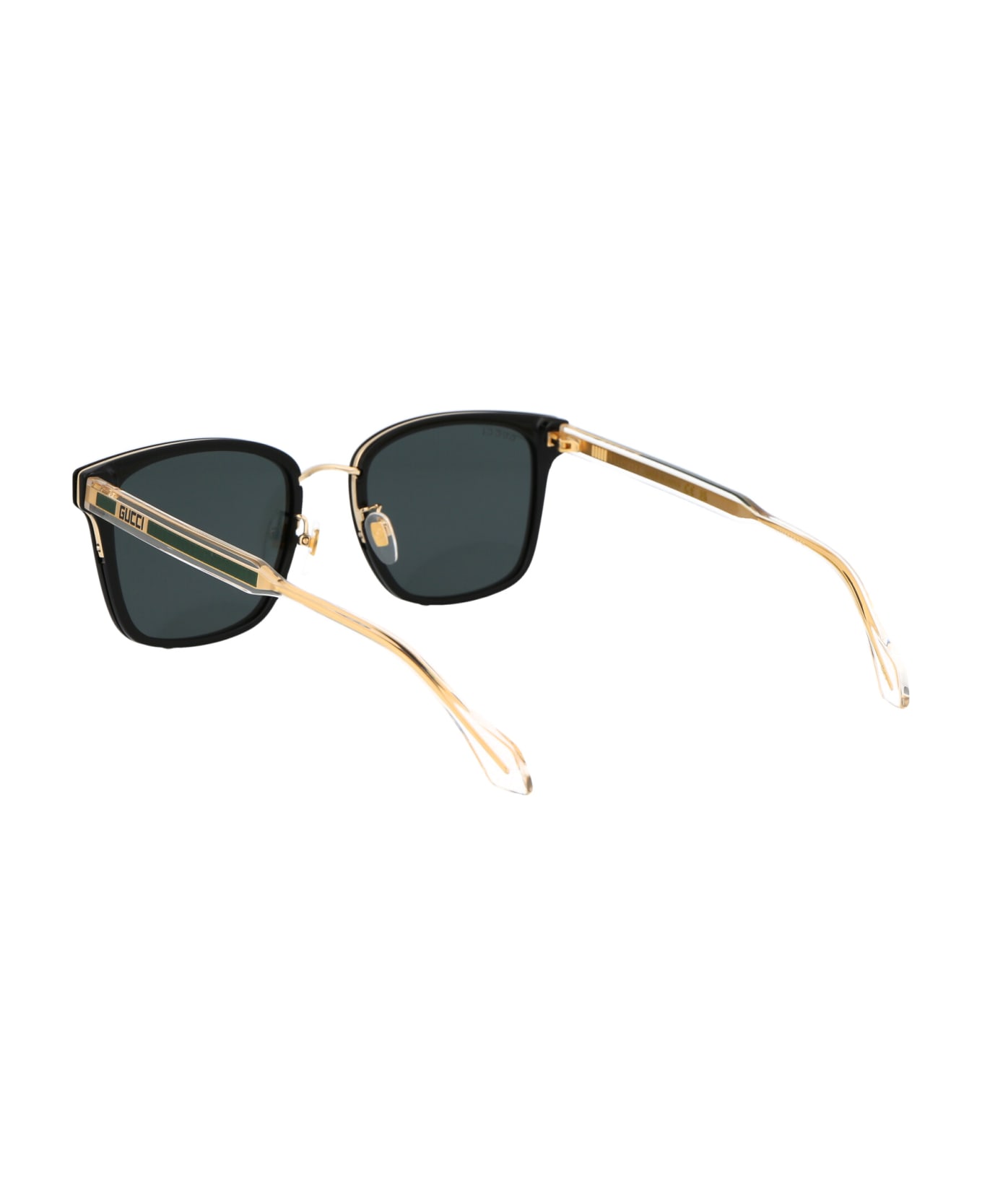 Gucci Eyewear Gg0563skn Sunglasses - 003 BLACK CRYSTAL GREY