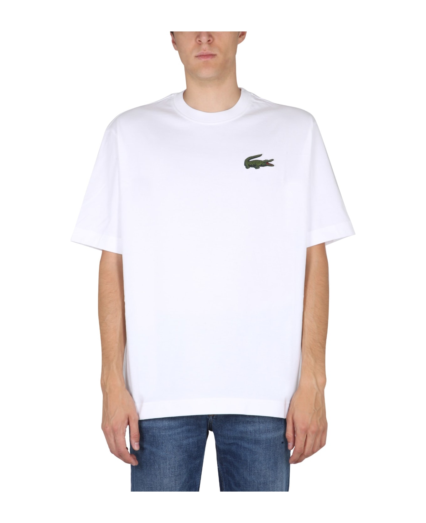 Lacoste T-shirt With Logo - White
