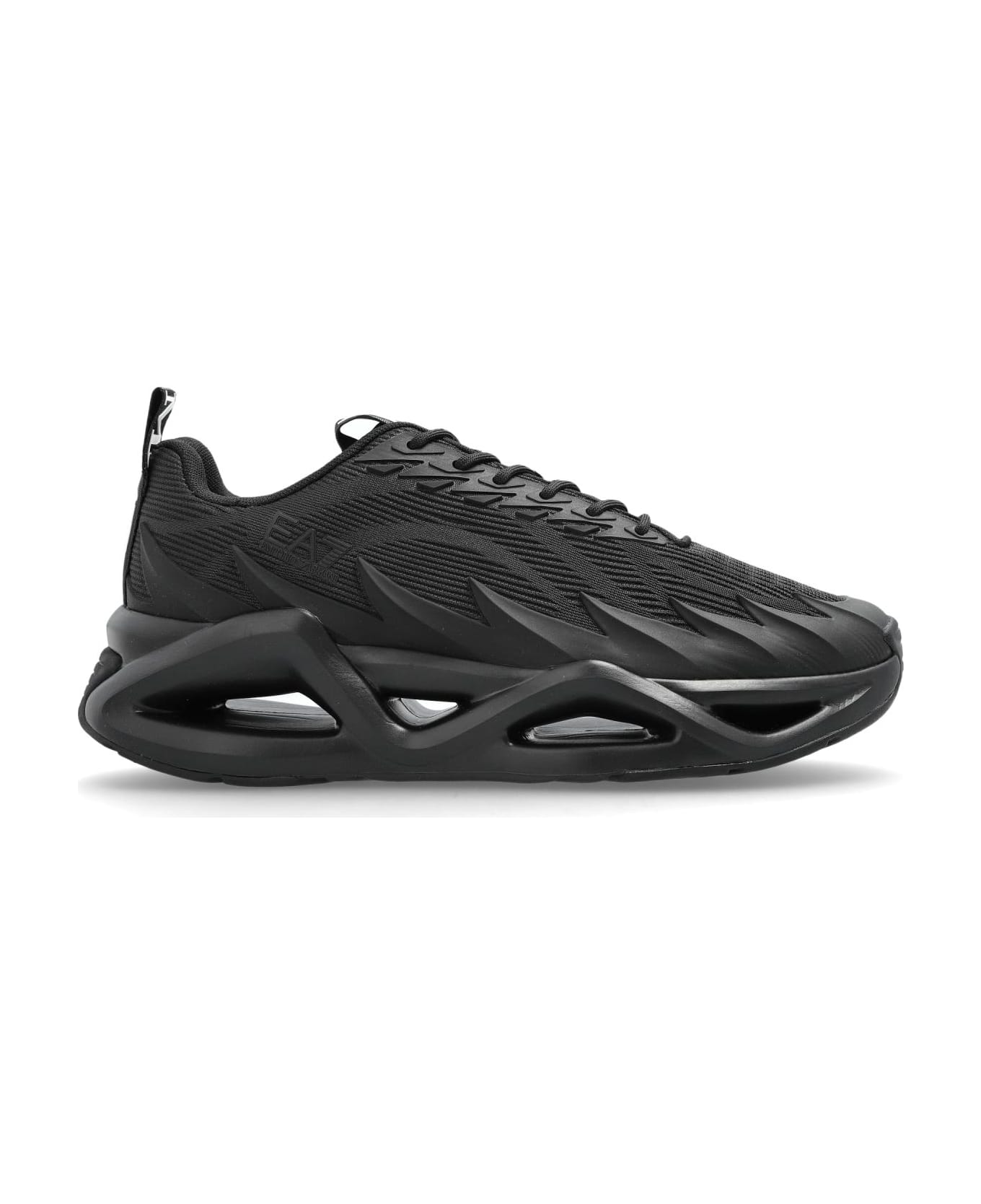 EA7 Emporio Armani Sports Shoes With Logo - Black