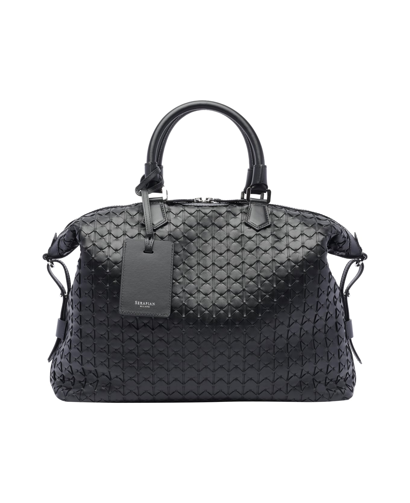 Serapian Mosaico Business Bag - Black