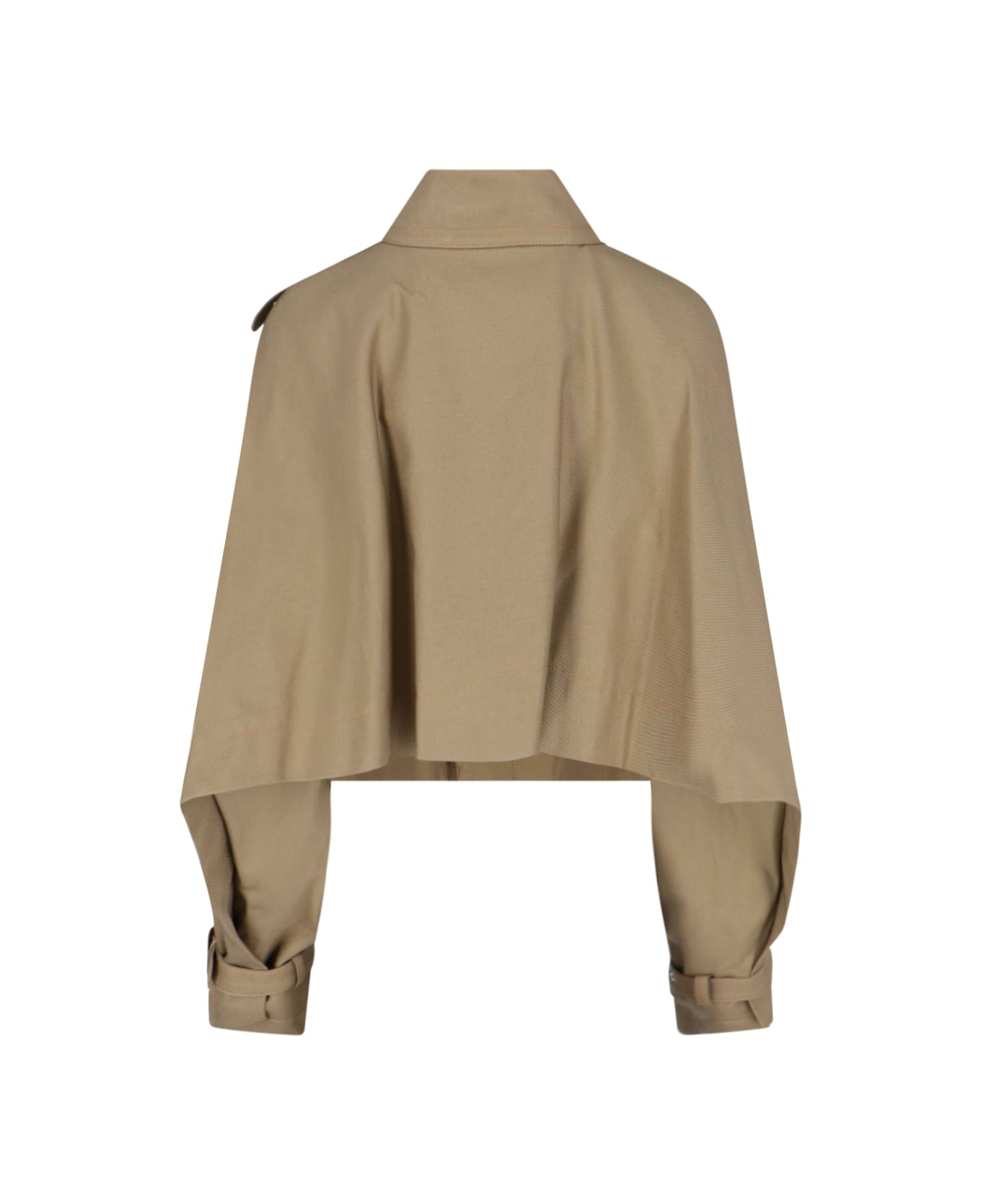 Vivienne Westwood 
cut Off Graziano
 Crop Jacket - Beige