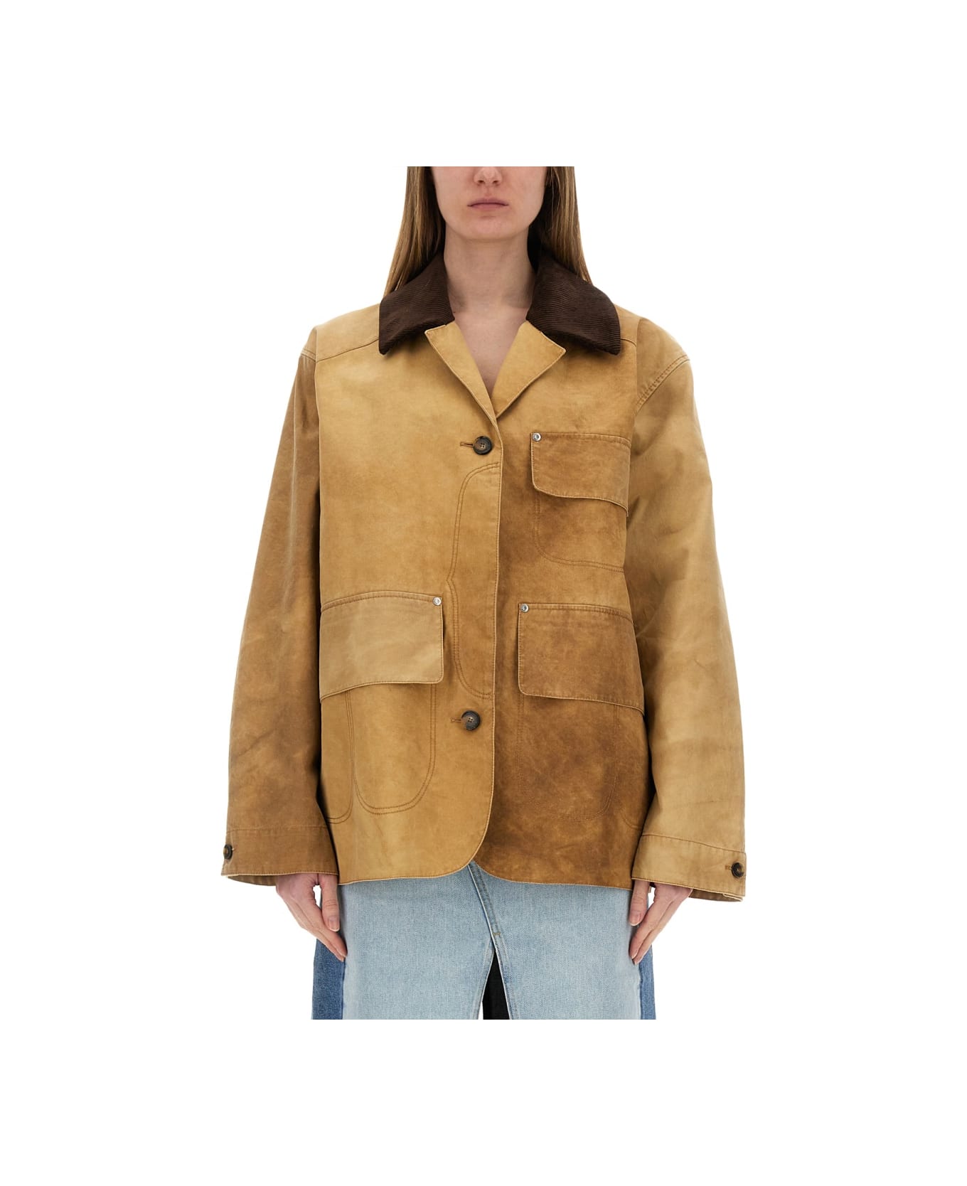 Stella McCartney "workwear Harrington" Jacket - BEIGE
