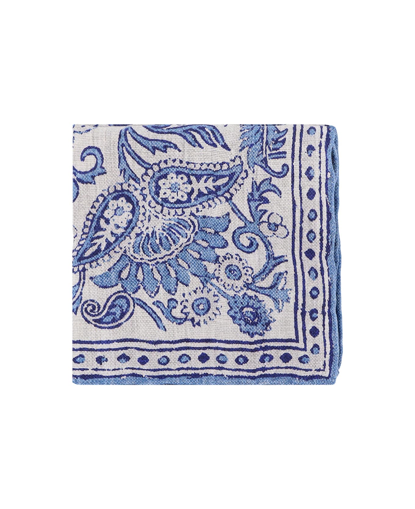 Brunello Cucinelli Pocket Square - Blue スカーフ