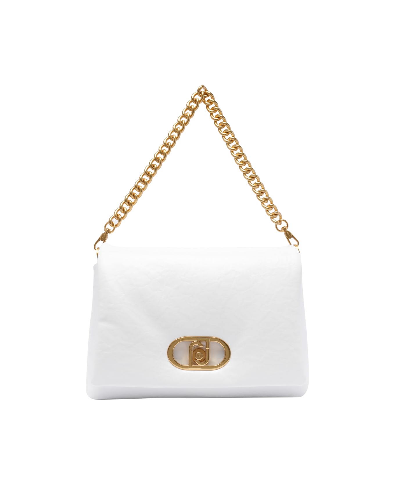 Liu-Jo Logo Shoulder Bag - Beige