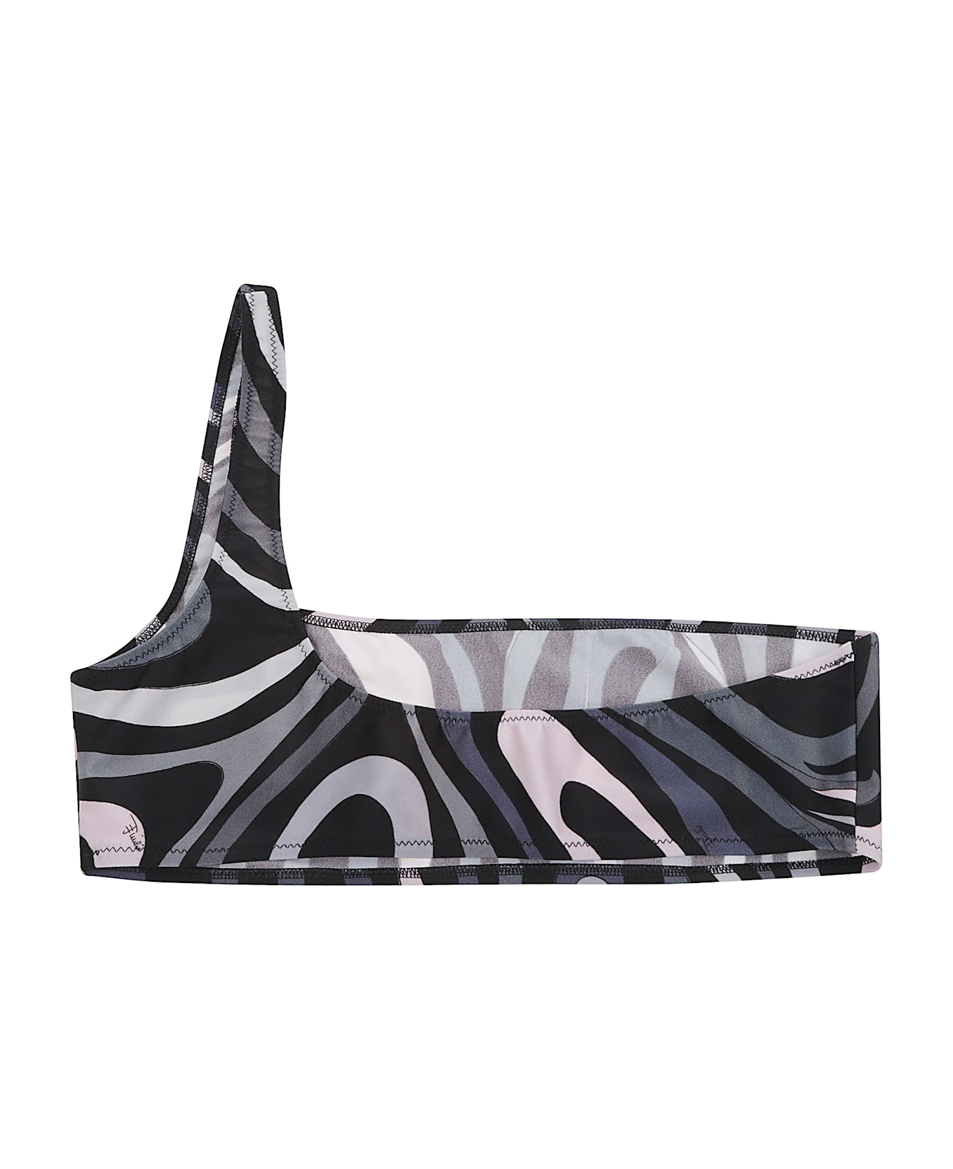 Pucci Bra - Lycra - Black Pink