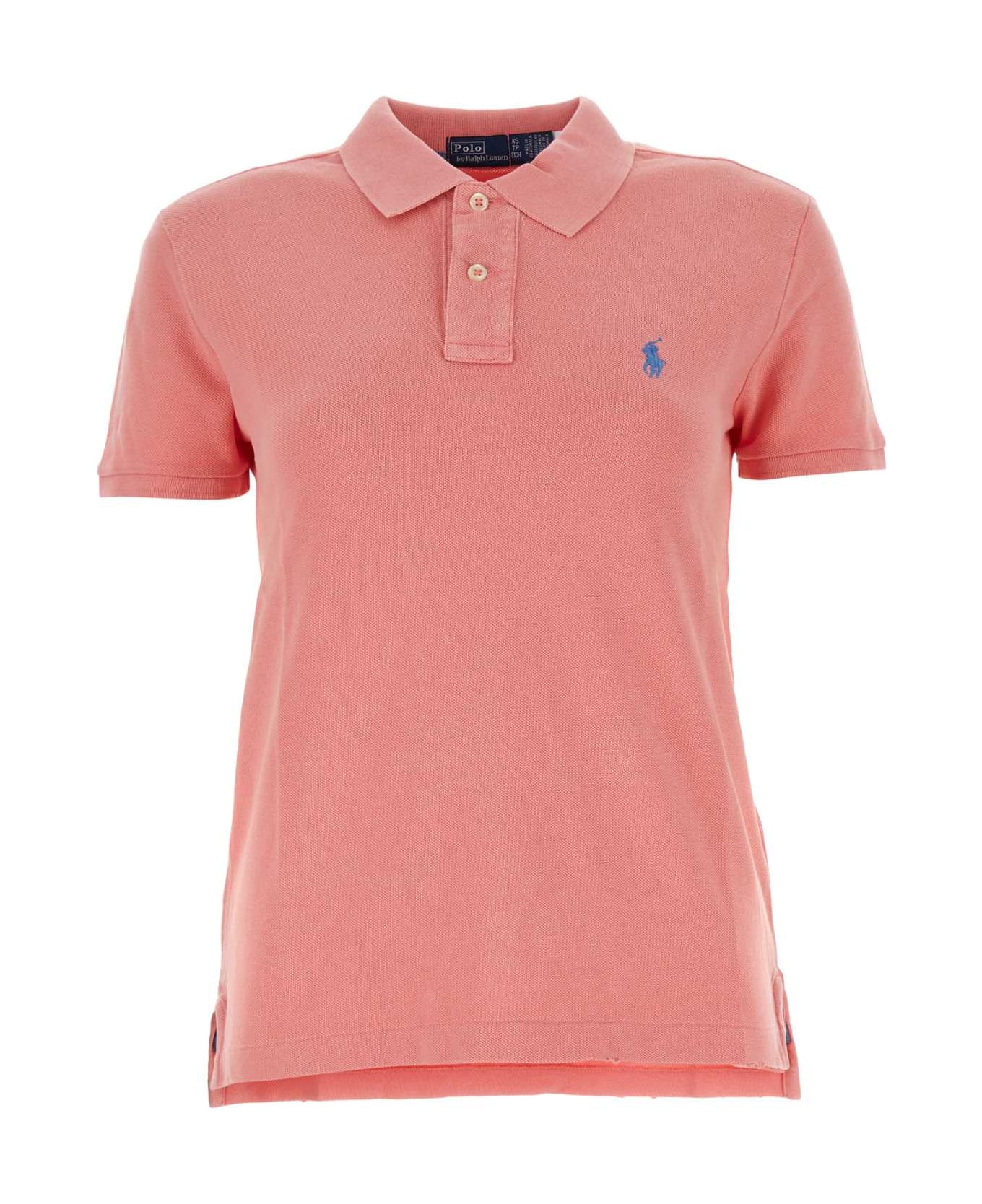 Polo Ralph Lauren Dark Pink Piquet Polo Shirt - RIBBONPINK ポロシャツ