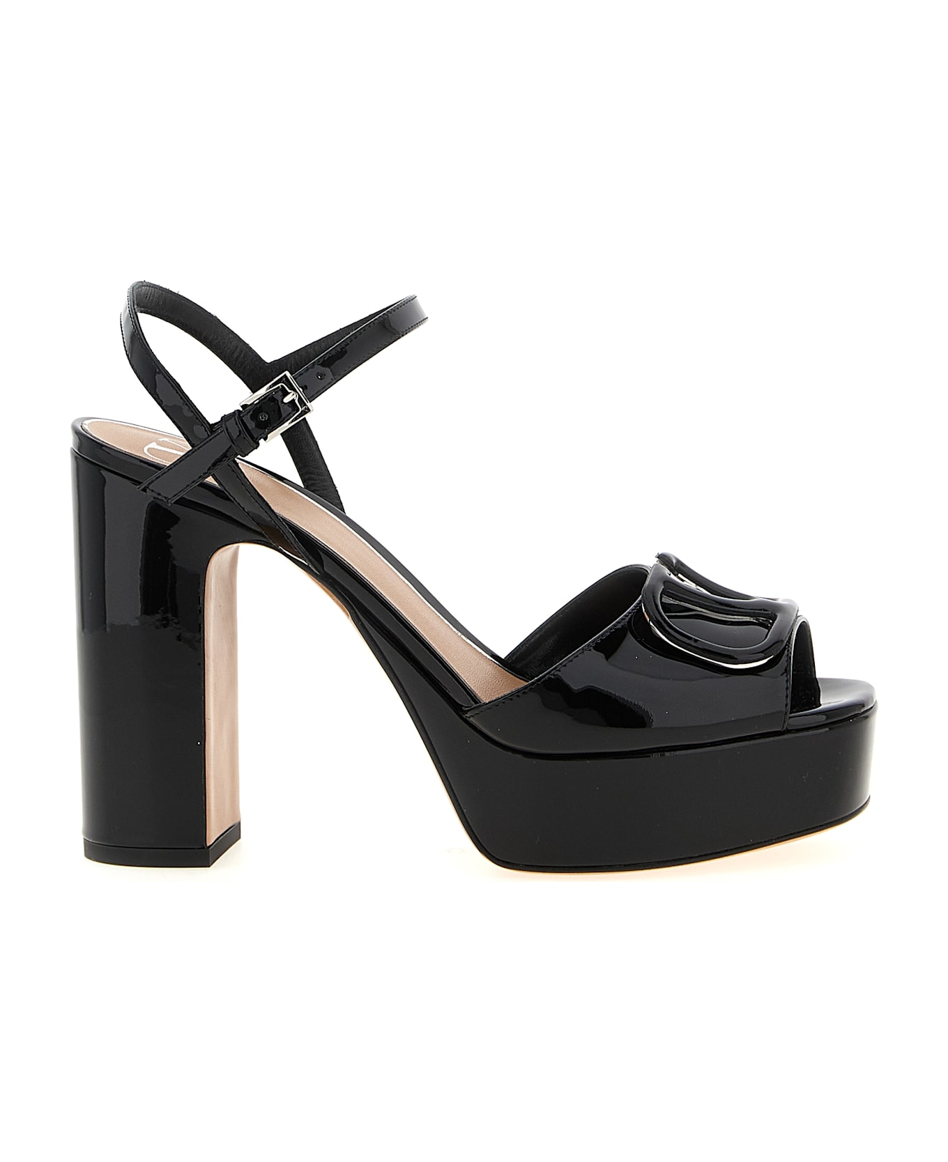 Valentino Garavani 
vlogo
 Platform Sandals - Black  