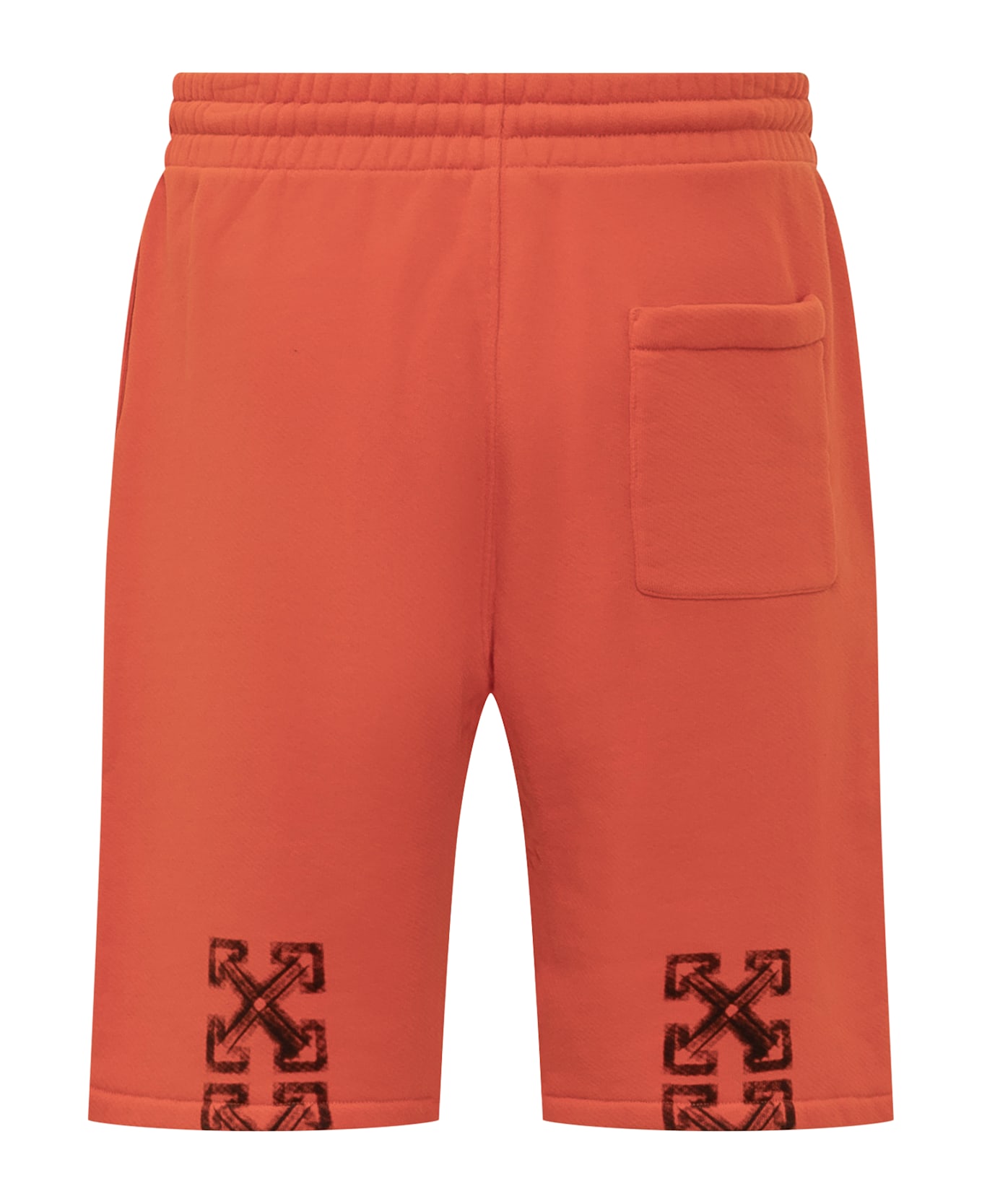 Off-White Vibe Arrow Sweatshort - SPICY ORANGE