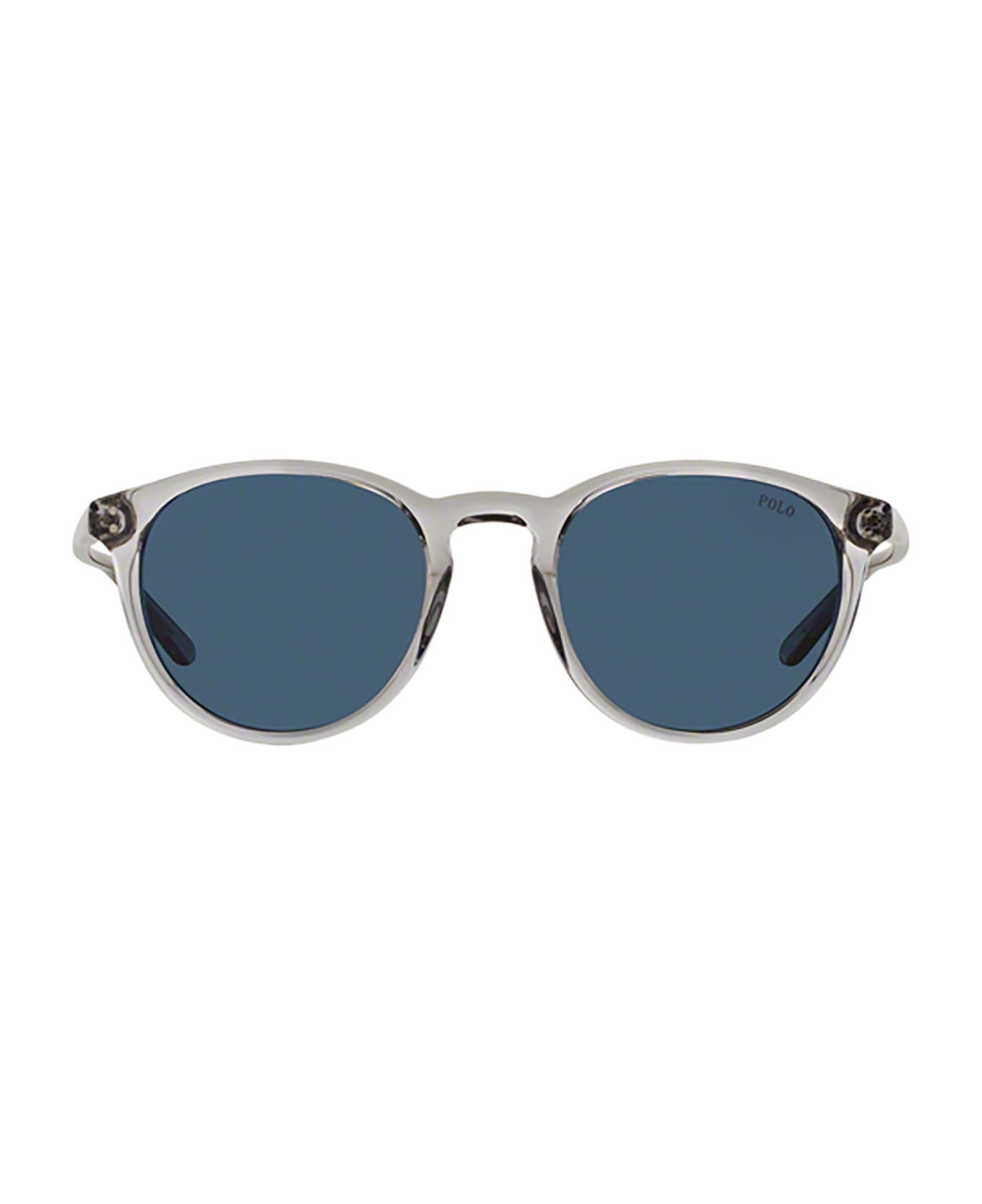 Polo Ralph Lauren Ph4110 Shiny Semi-transparent Grey Sunglasses - SHINY SEMI-TRANSPARENT GREY