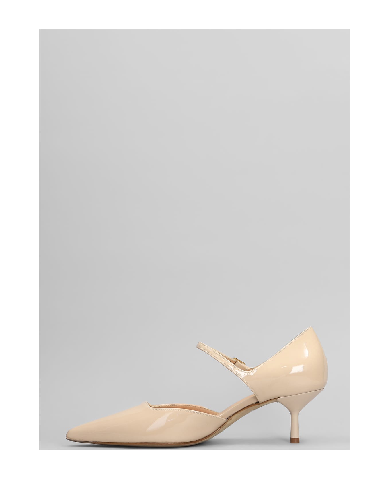 The Seller Pumps In Powder Patent Leather - powder