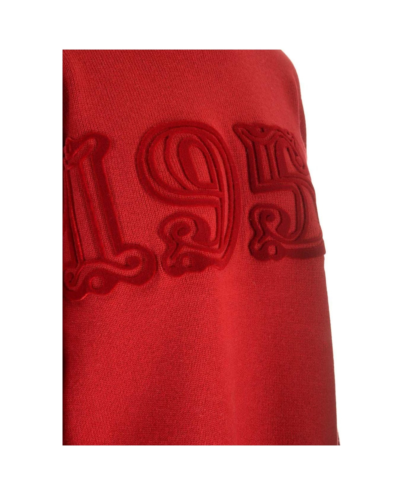 Max Mara Crewneck Long-sleeved Jumper - Red