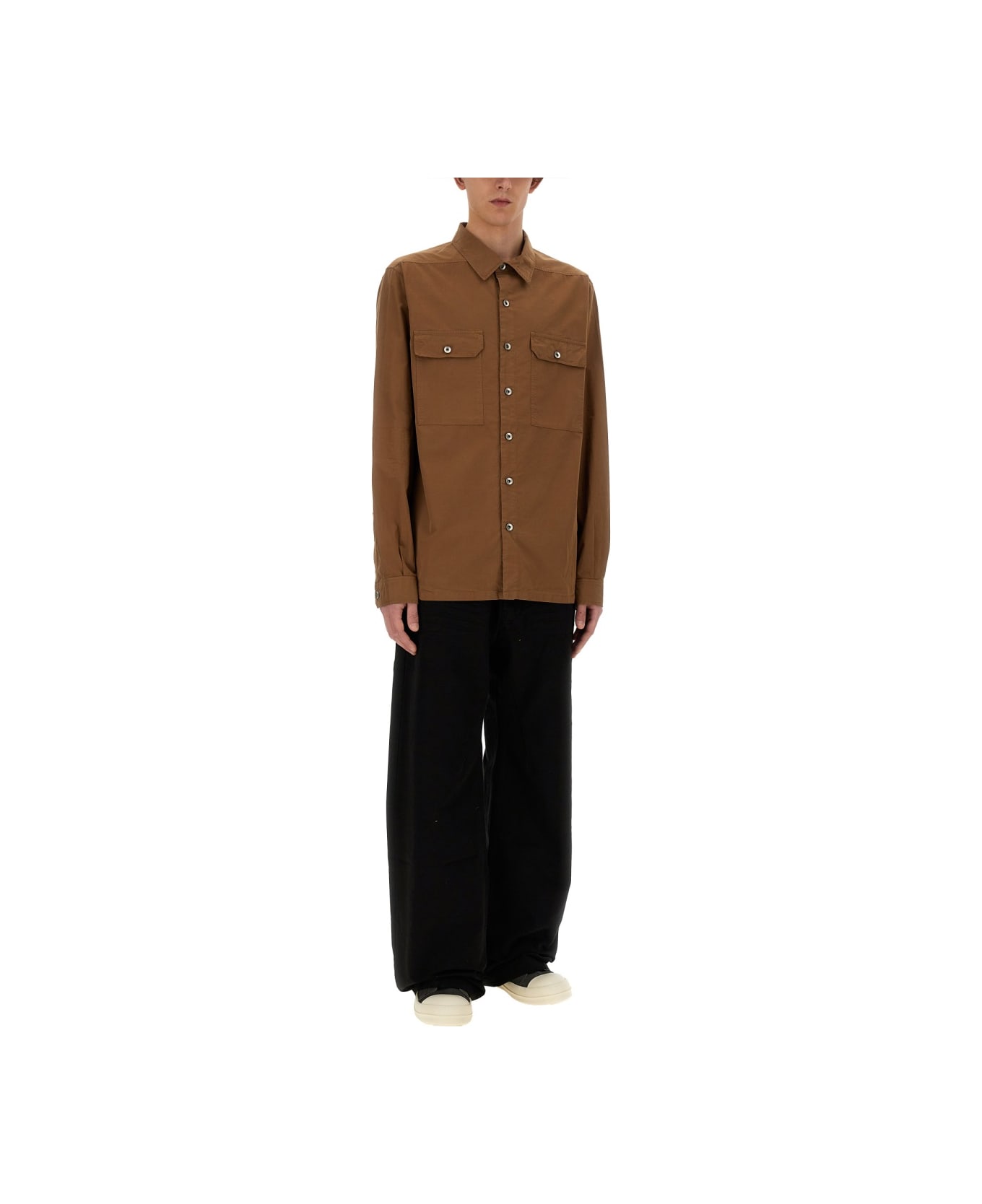DRKSHDW Oversize Fit Shirt - Brown